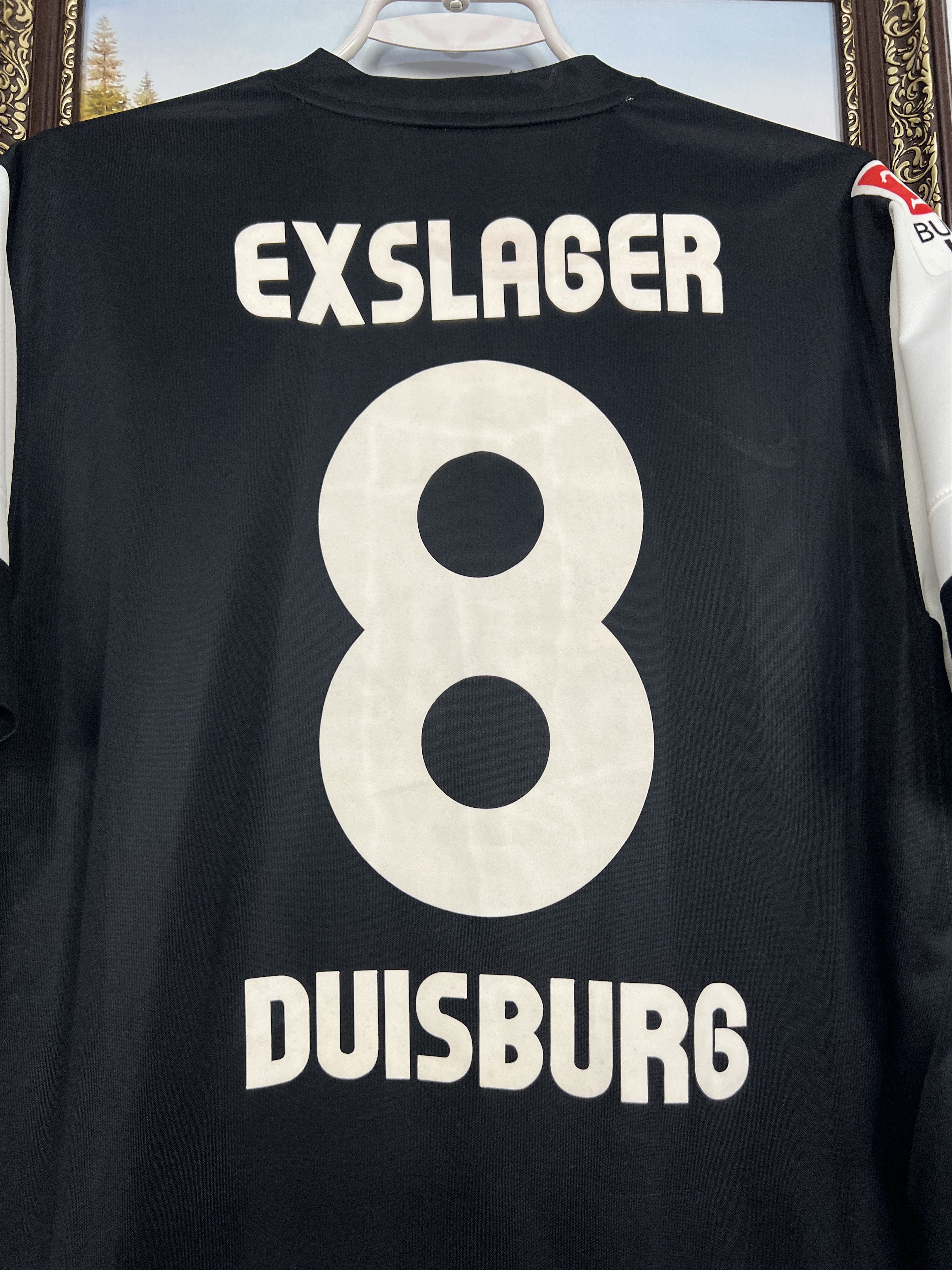 Nike MSV Duisburg Away football shirt 2011 Soccer #8 Exslager Size US L / EU 52-54 / 3 - 3 Thumbnail