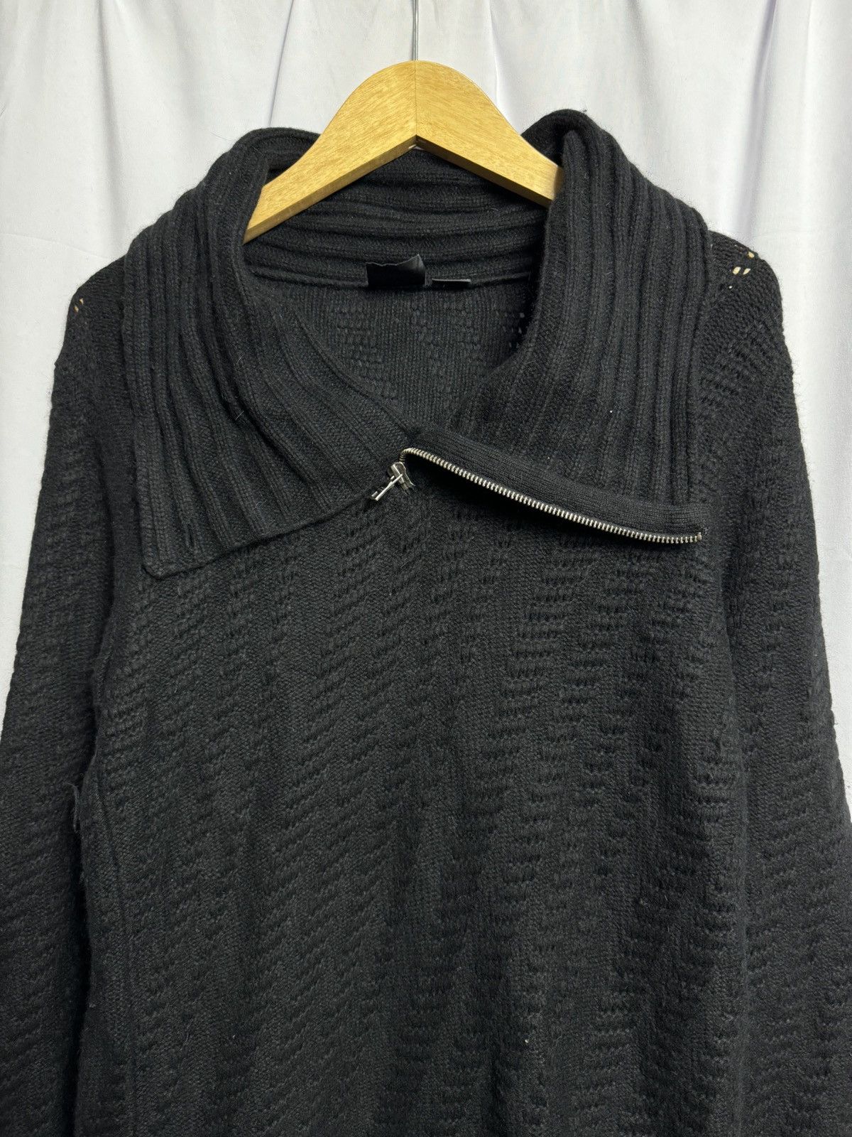 Armani Exchange Archived Knit Sweater Aysmmetrical Zipper Armani Exchange Size US M / EU 48-50 / 2 - 4 Thumbnail