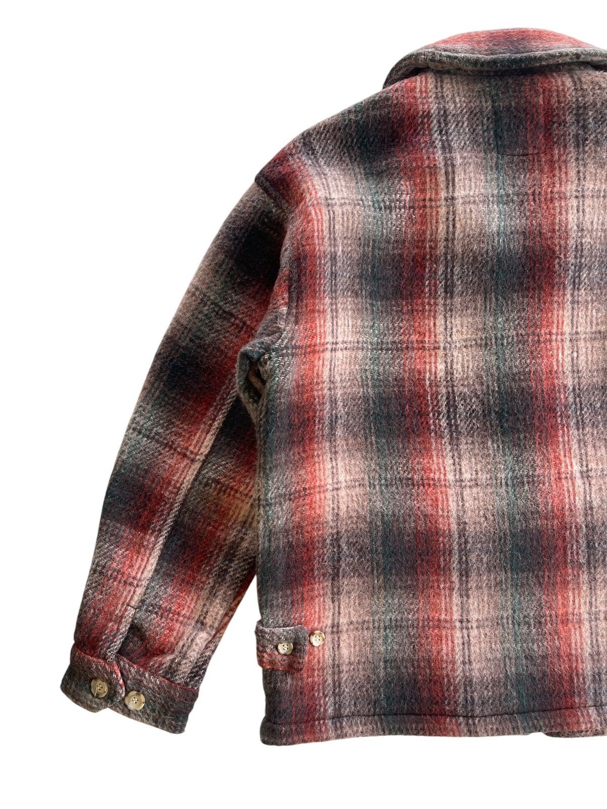 Japanese Brand JAKE Wool Shadow Plaid Blouson Jacket Size US L / EU 52-54 / 3 - 7 Thumbnail
