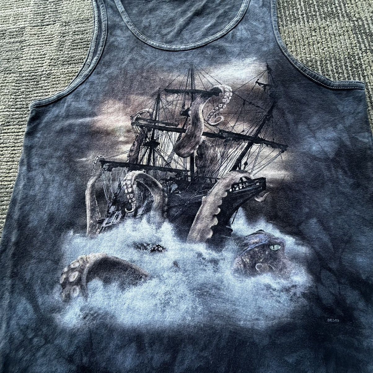The Mountain Vtg The Mountains The Kraken Sea Graphic Tie-Dye Tank Top Size US S / EU 44-46 / 1 - 2 Thumbnail
