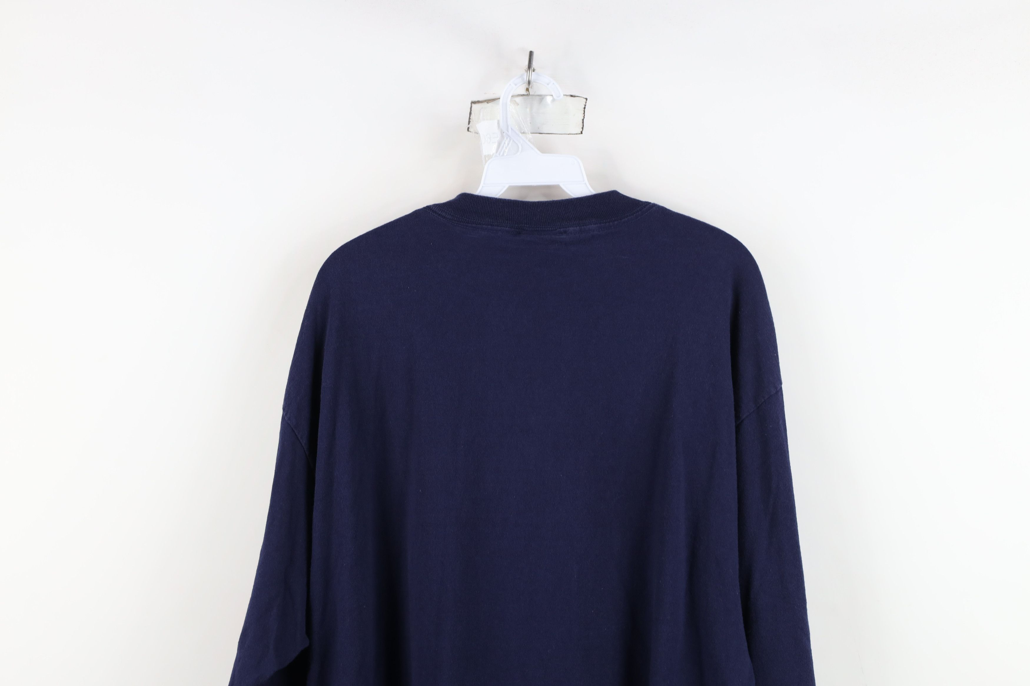 Majestic Vintage 90s Majestic Football Long Sleeve T-Shirt Blue USA Size US XL / EU 56 / 4 - 13 Thumbnail