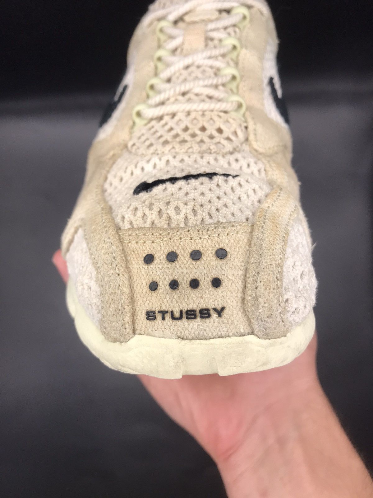 Nike × Stussy Nike Air Zoom Spiridon Cage 2 x Stussy Fossil Size US 10 / EU 43 - 4 Thumbnail