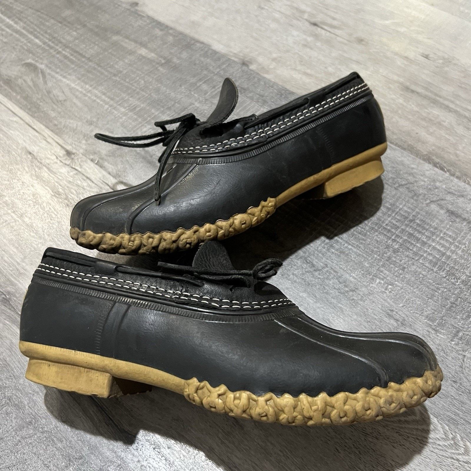 L.L. Bean Vintage LL Bean Duck Boots Mocs Rubber USA Outdoor Men's Size US 7 / EU 40 - 1 Thumbnail