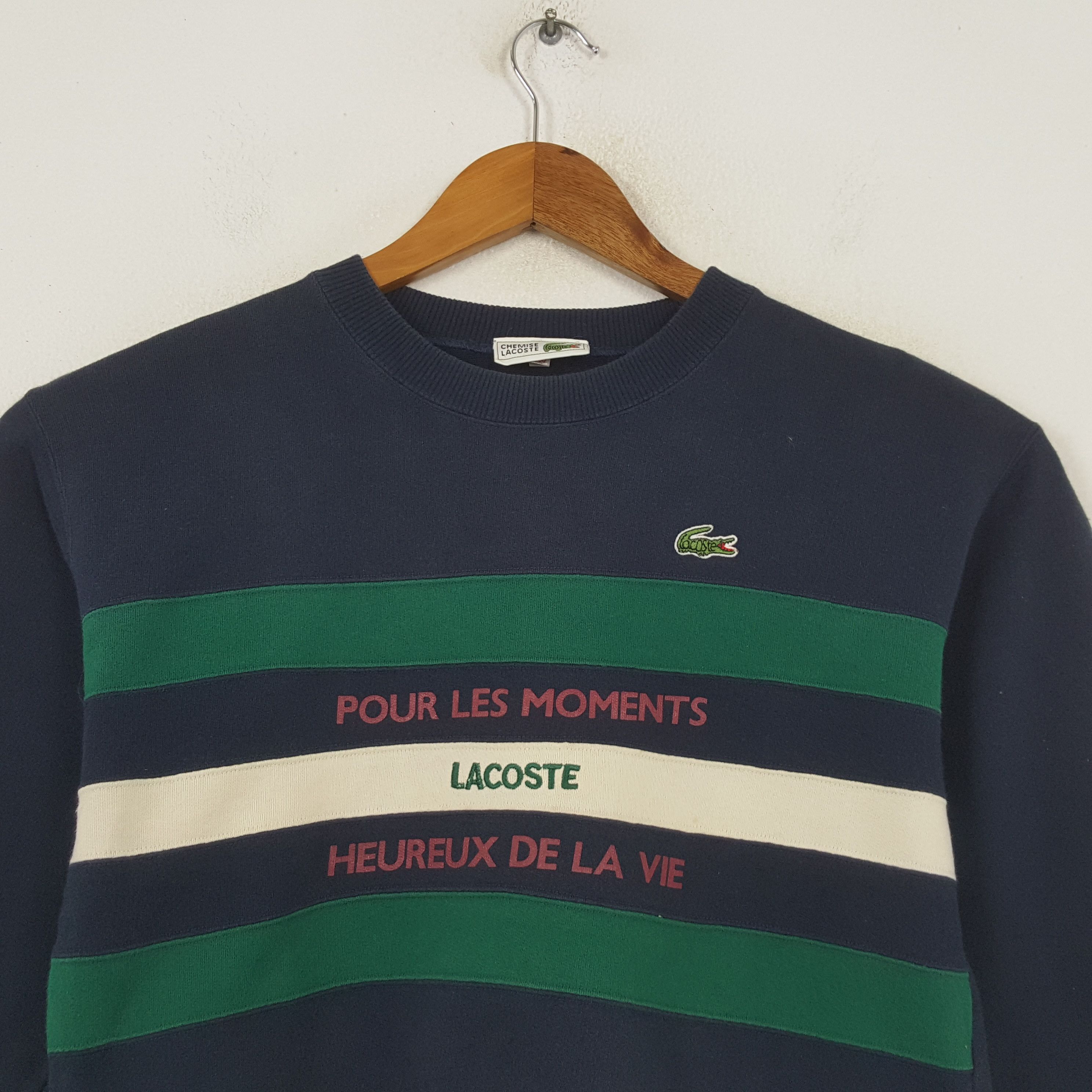 Lacoste Vintage Lacoste Sportswear Tennis Style Sweatshirt RR9 Size US S / EU 44-46 / 1 - 2 Thumbnail