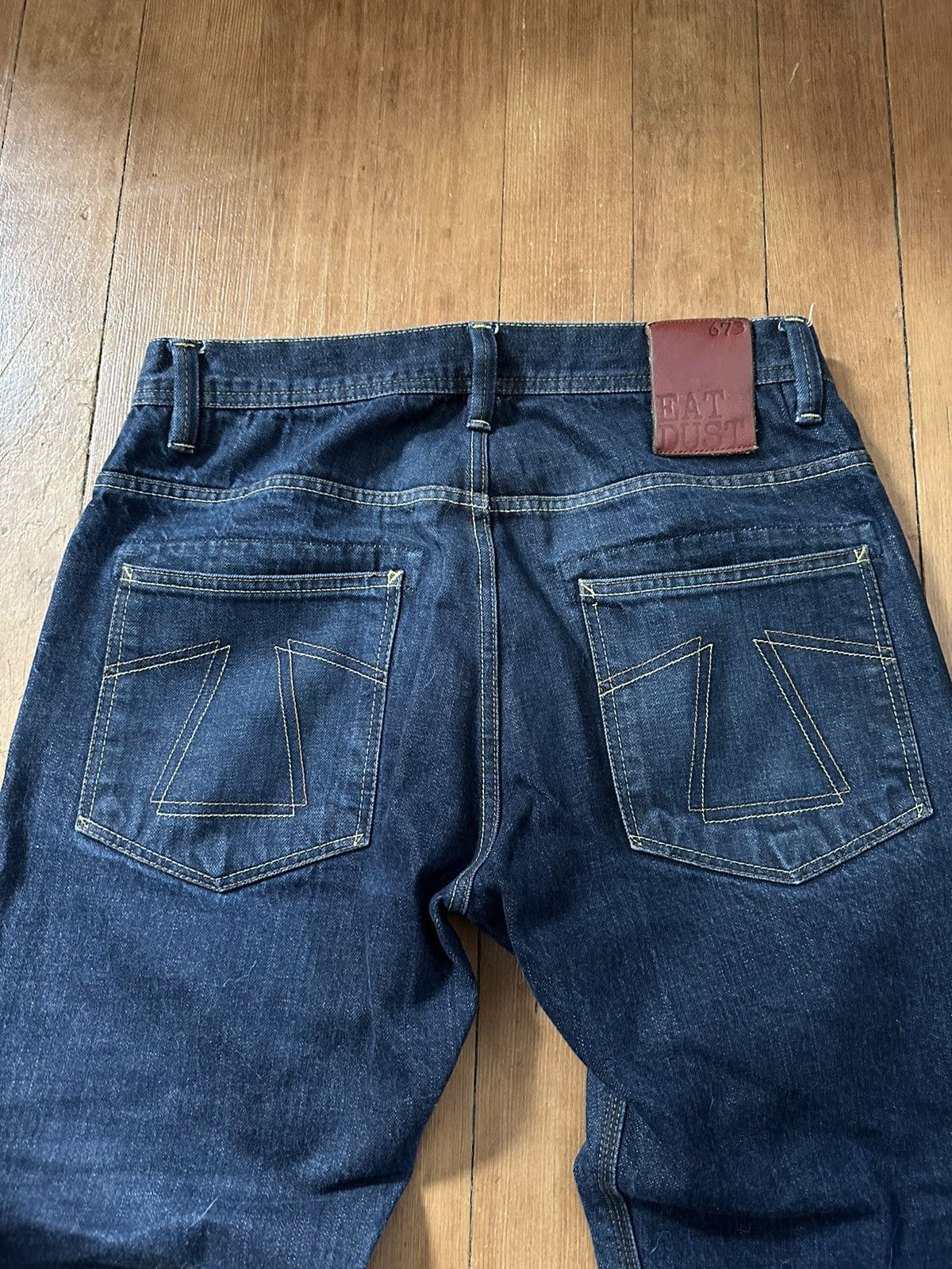 Eat Dust Eat Dust raw selvedge denim jeans Size US 33 - 5 Thumbnail