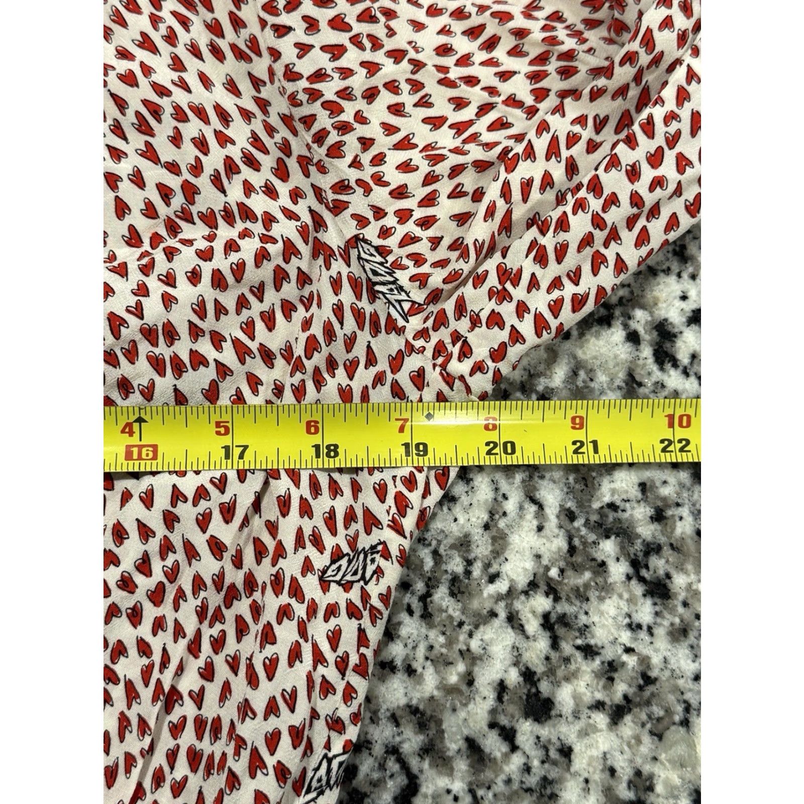 Zadig & Voltaire ZADIG & VOLTAIRE Rinka ZV Crush Heart Dress M Multicolor Floral A-Line Long Sleeve Casual Womens Size M / US 6-8 / IT 42-44 - 6 Thumbnail
