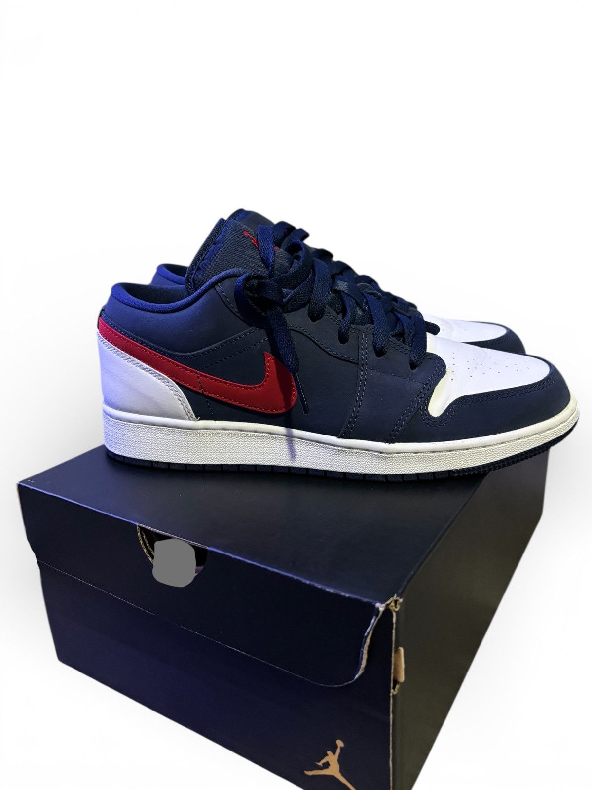 Jordan Brand Jordan 1 Low: “USA” GS Size US 6.5 / EU 39-40 - 5 Thumbnail