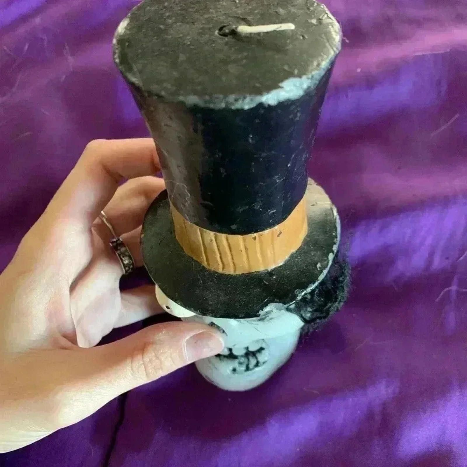 Designer Halloween skull candle 🎃 Size ONE SIZE - 3 Thumbnail