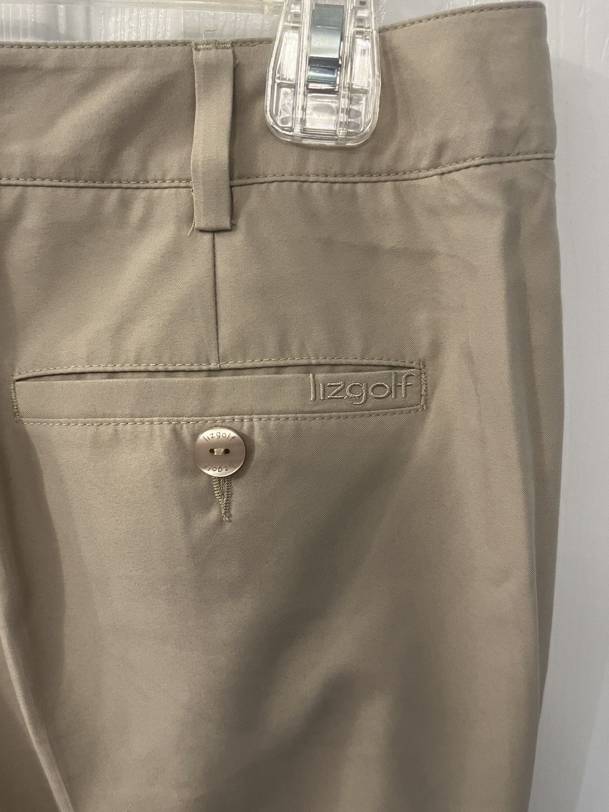 Other Lizgolf size 10 tan pants Size 32" / US 10 / IT 46 - 7 Thumbnail