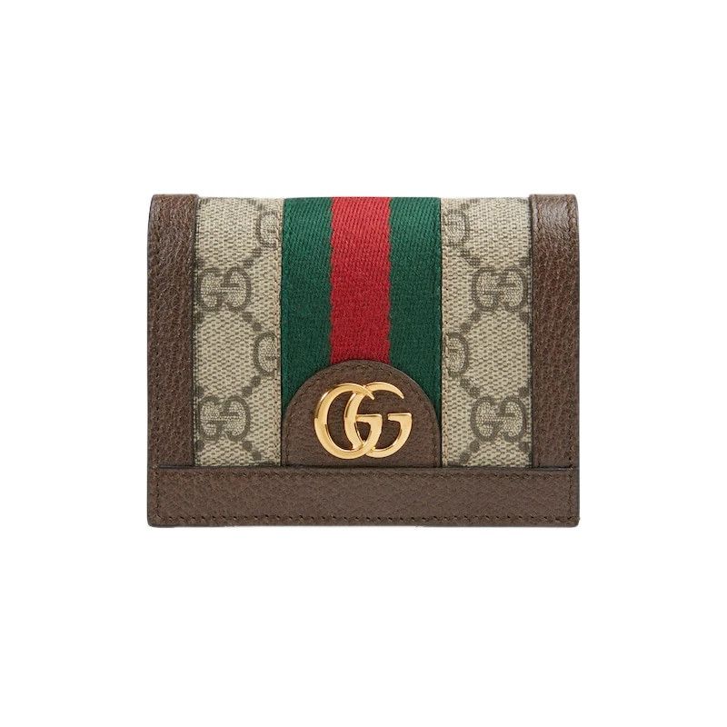 Gucci GUCCI Ophidia Beige Card Case New And Authentic Size ONE SIZE - 1 Thumbnail