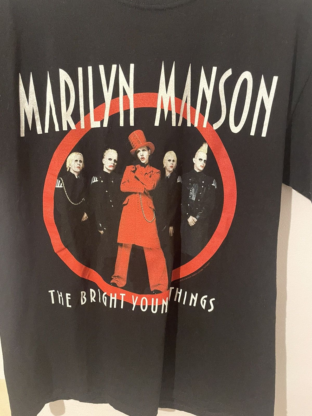 Band Tees × Marilyn Manson × Vintage 2003 Y2K Marilyn Manson The Bright Young Things Shirt Size US M / EU 48-50 / 2 - 3 Thumbnail