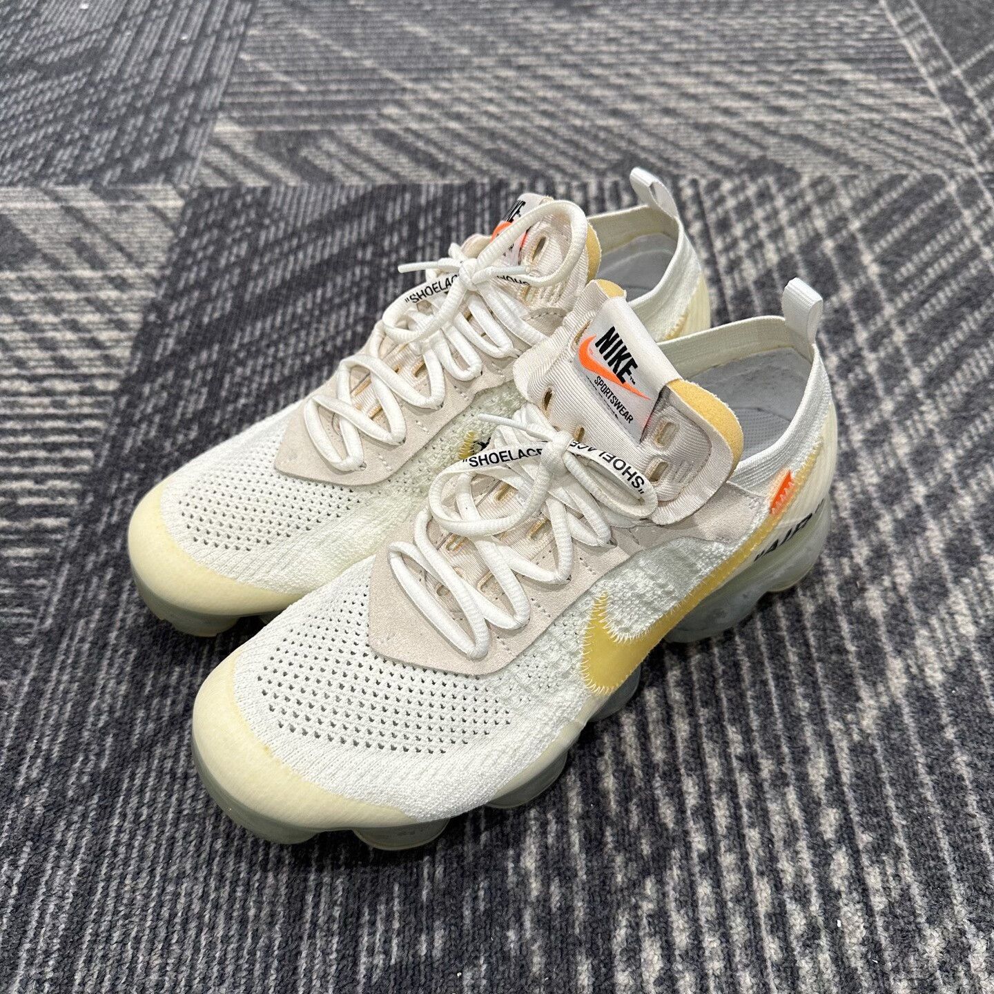 Off-White Nike Air Vapormax Collaboration Sneakers Size US 9.5 / EU 42-43 - 1 Thumbnail