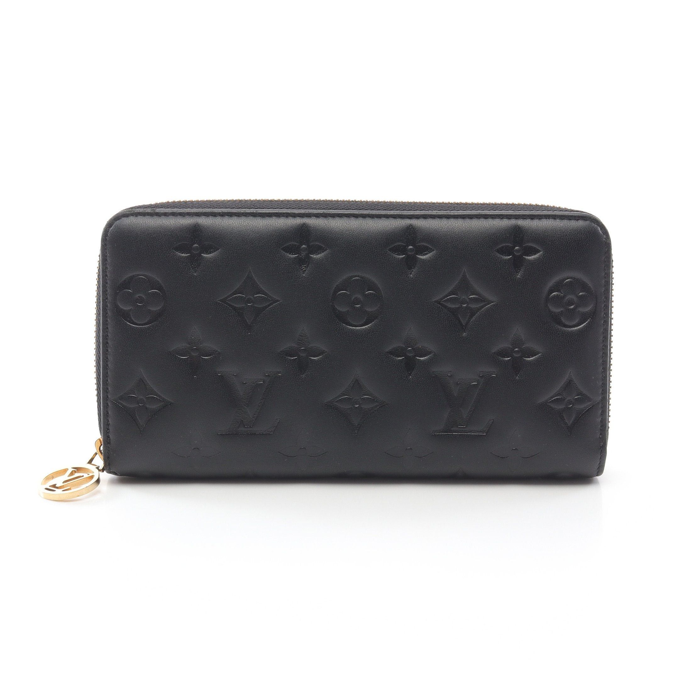 Louis Vuitton Louis Vuitton Zippy Wallet Coussin Monogram Round Zipper Long Leather Black Size ONE SIZE - 1 Thumbnail