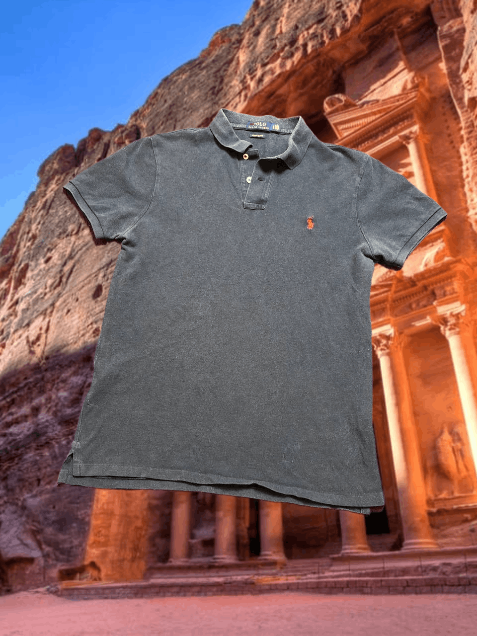 Polo Ralph Lauren Vintage Polo Ralph Lauren T-Shirt Y2K custom slim fit Size US L / EU 52-54 / 3 - 1 Thumbnail