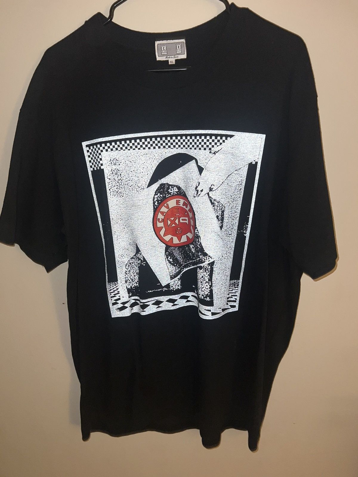 Image of Cav Empt “These Conditions” T-Shirt in Black, Men's (Size XL)