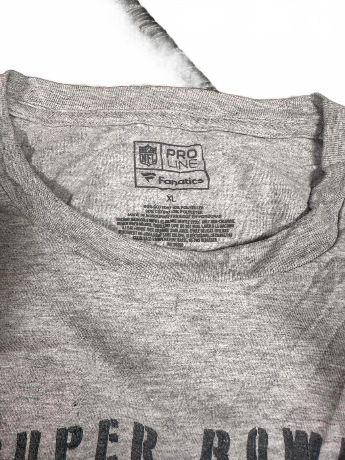NFL Philadelphia Eagles Super Bowl LII Champions Grey T-Shirt Size US XL / EU 56 / 4 - 5 Thumbnail