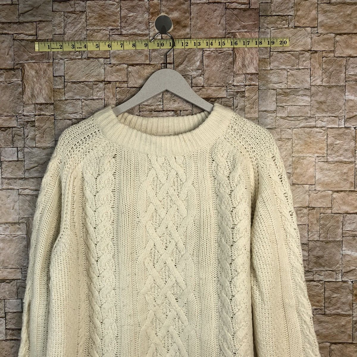 GU × Homespun Knitwear × Japanese Brand GU japan White sweatshirt Knitwear #A860 Size XL / US 12-14 / IT 48-50 - 2 Thumbnail