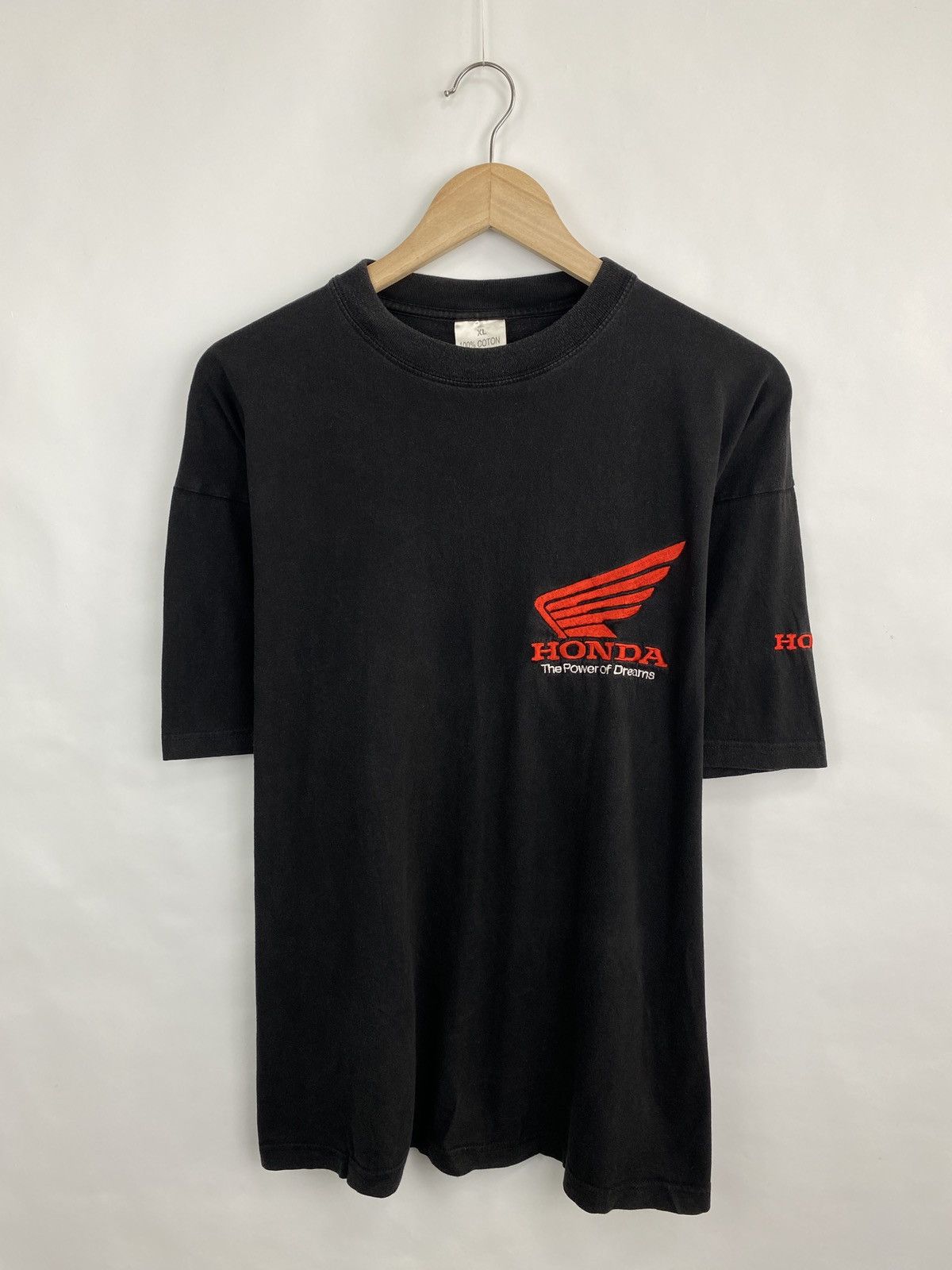 Honda 🇺🇸 Vintage 90s Honda Rare T-Shirt Retro Hype Y2K Size US XL / EU 56 / 4 - 3 Thumbnail