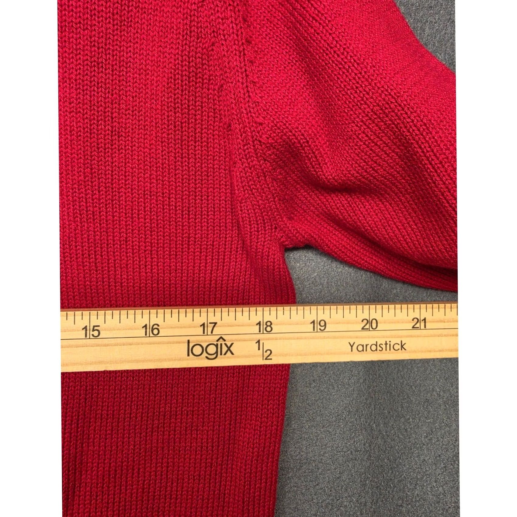 Vintage VINTAGE Ohio State Buckeyes Quarter Zip Sweater Mens Large Red Knit Pullover NCAA Cotton Size US L / EU 52-54 / 3 - 7 Thumbnail