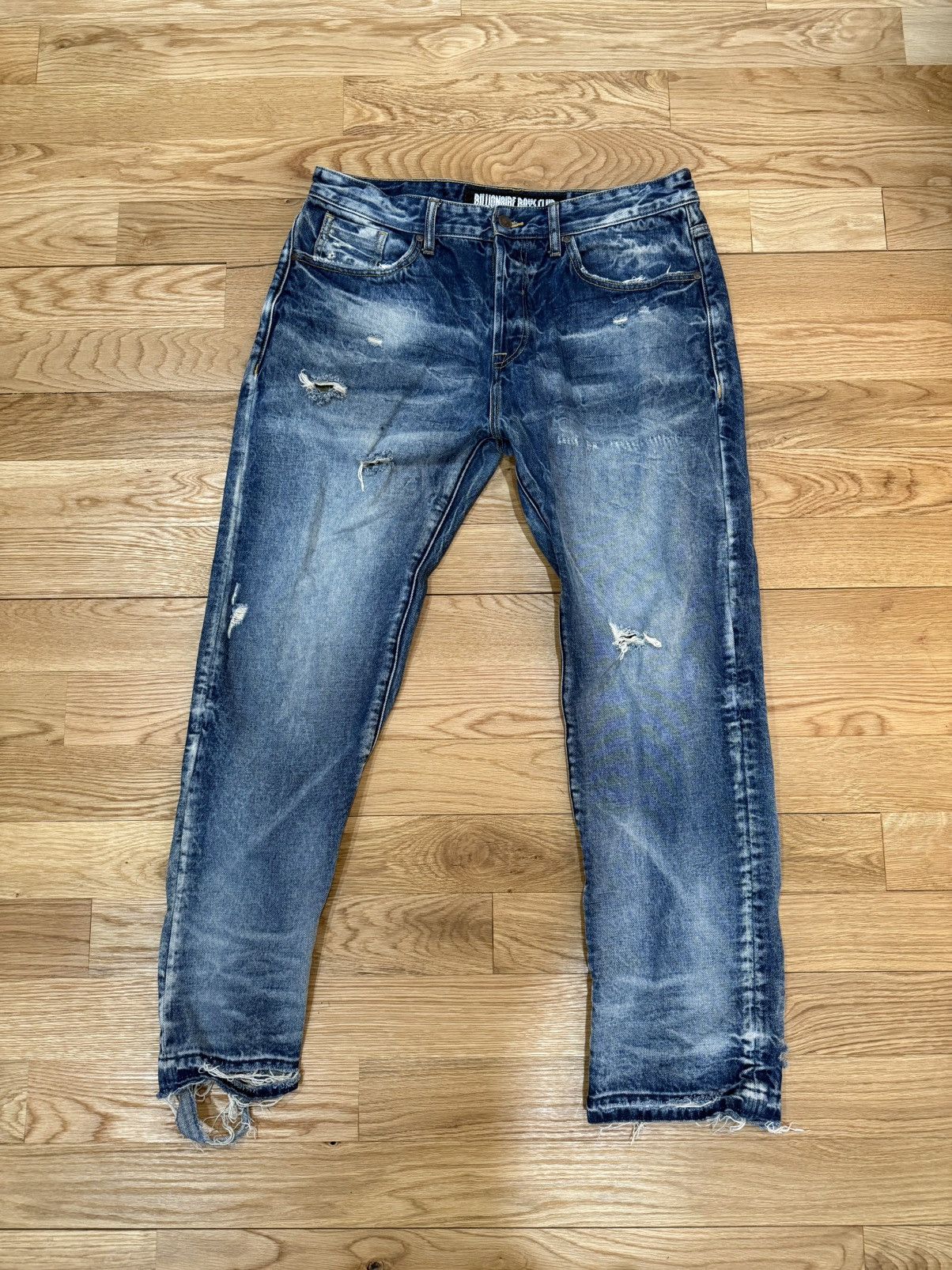 Billionaire Boys Club Billionaire Boys Club Distressed Denim Jeans (Size 36) Size US 36 / EU 52 - 1 Thumbnail