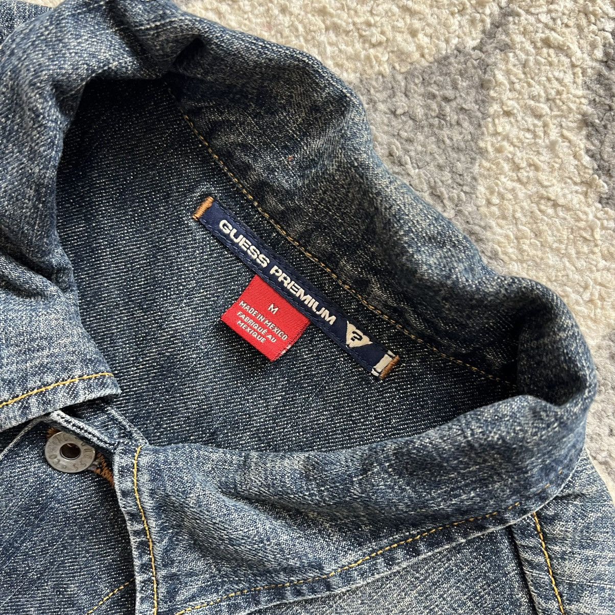 Guess guess premium jeans usa blue denim washed button up jacket Size M / US 6-8 / IT 42-44 - 3 Thumbnail