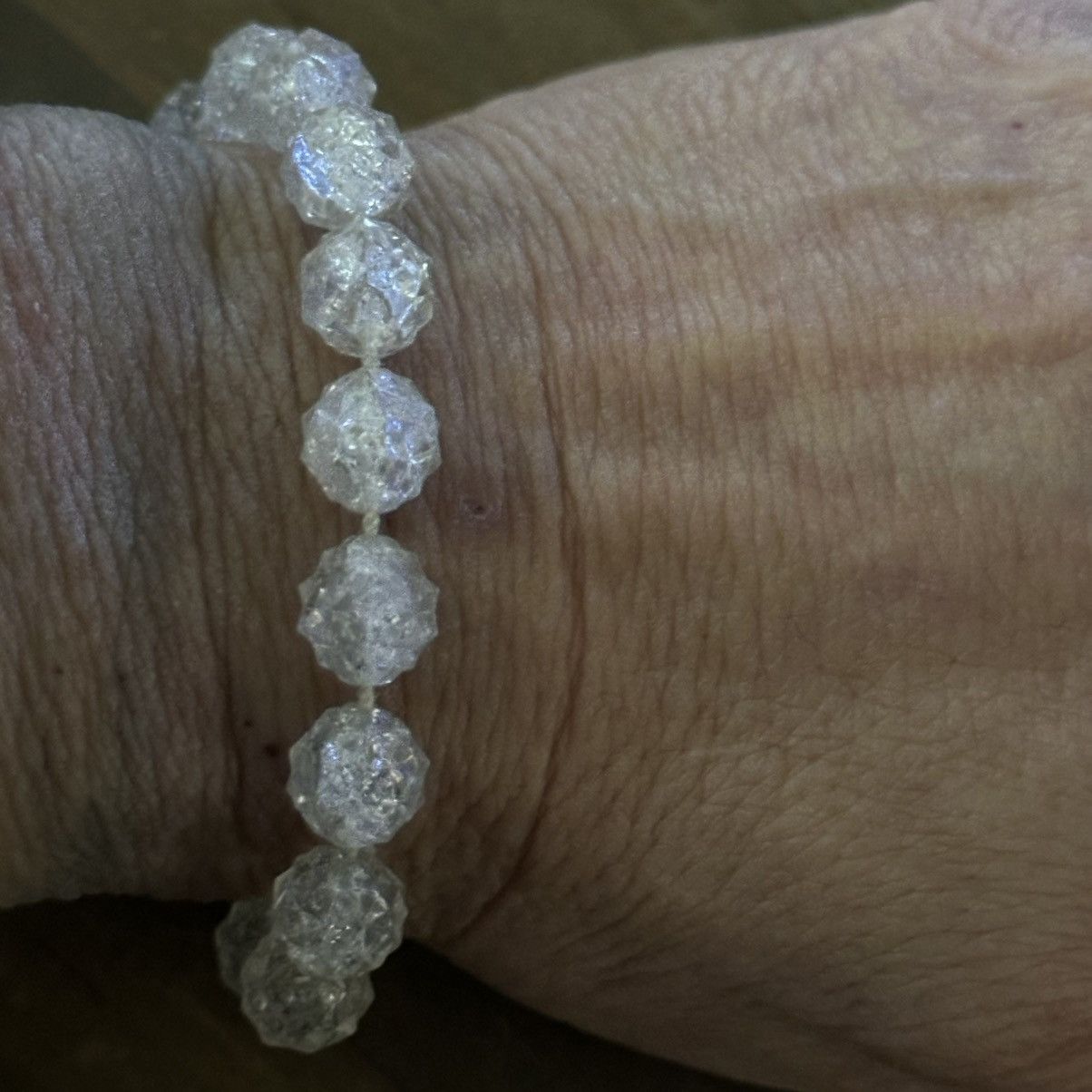 Vintage Vintage crackled bead bracelet Size ONE SIZE - 4 Thumbnail