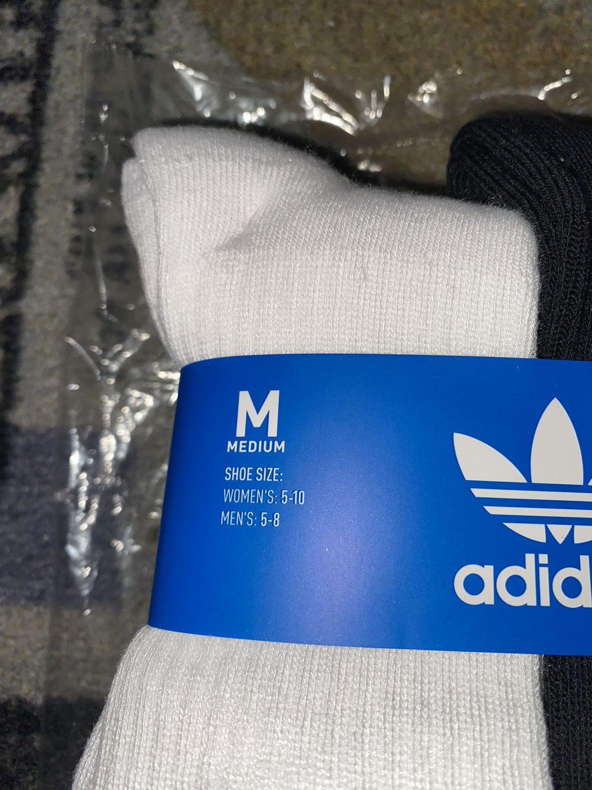Adidas Adidas Trefoil Crew Socks 6 Pack MEDIUM Size ONE SIZE - 3 Thumbnail