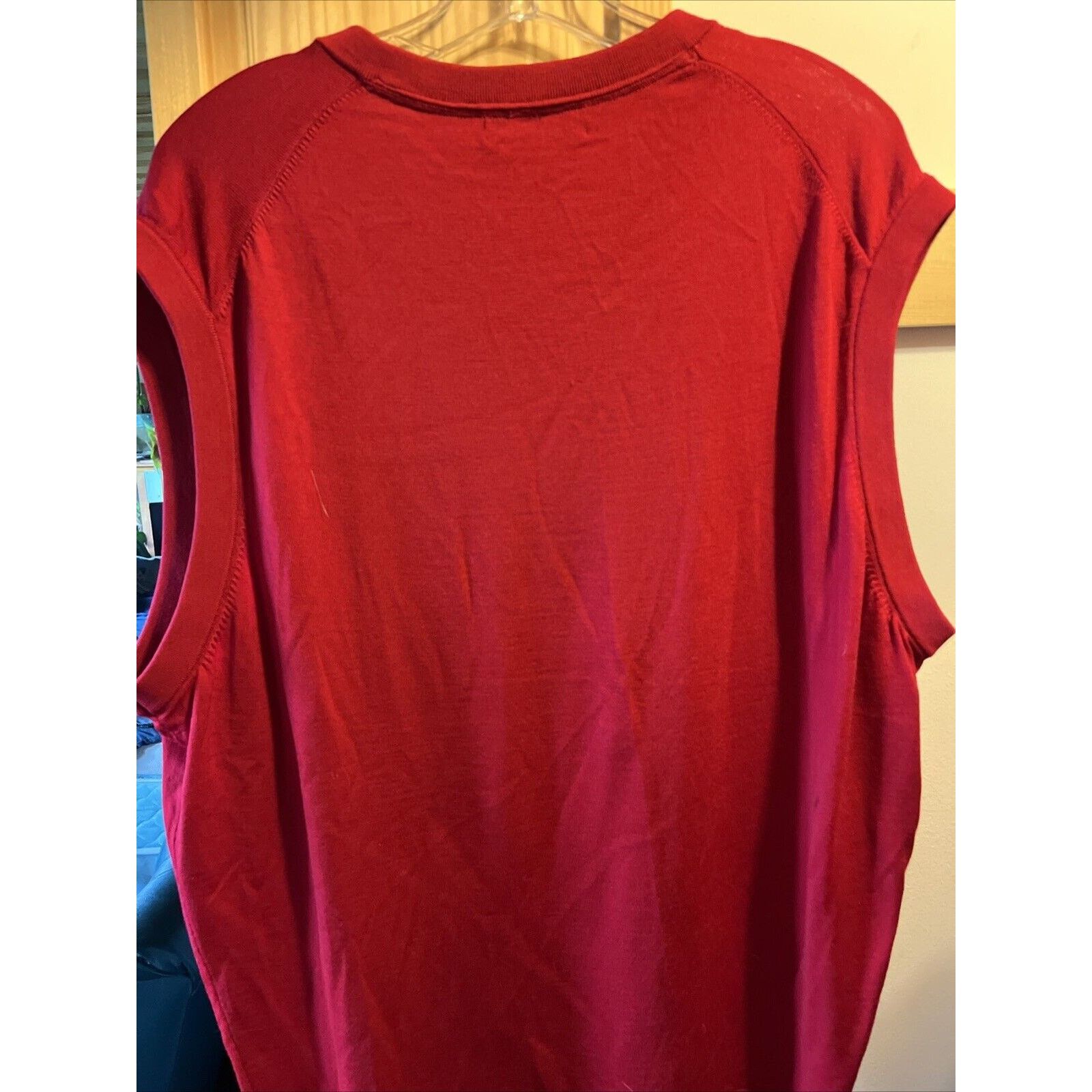 Cremieux Cremieux Signature Men’s XL Wool Uni Golf Sweater Vest Red Size US XL / EU 56 / 4 - 5 Thumbnail