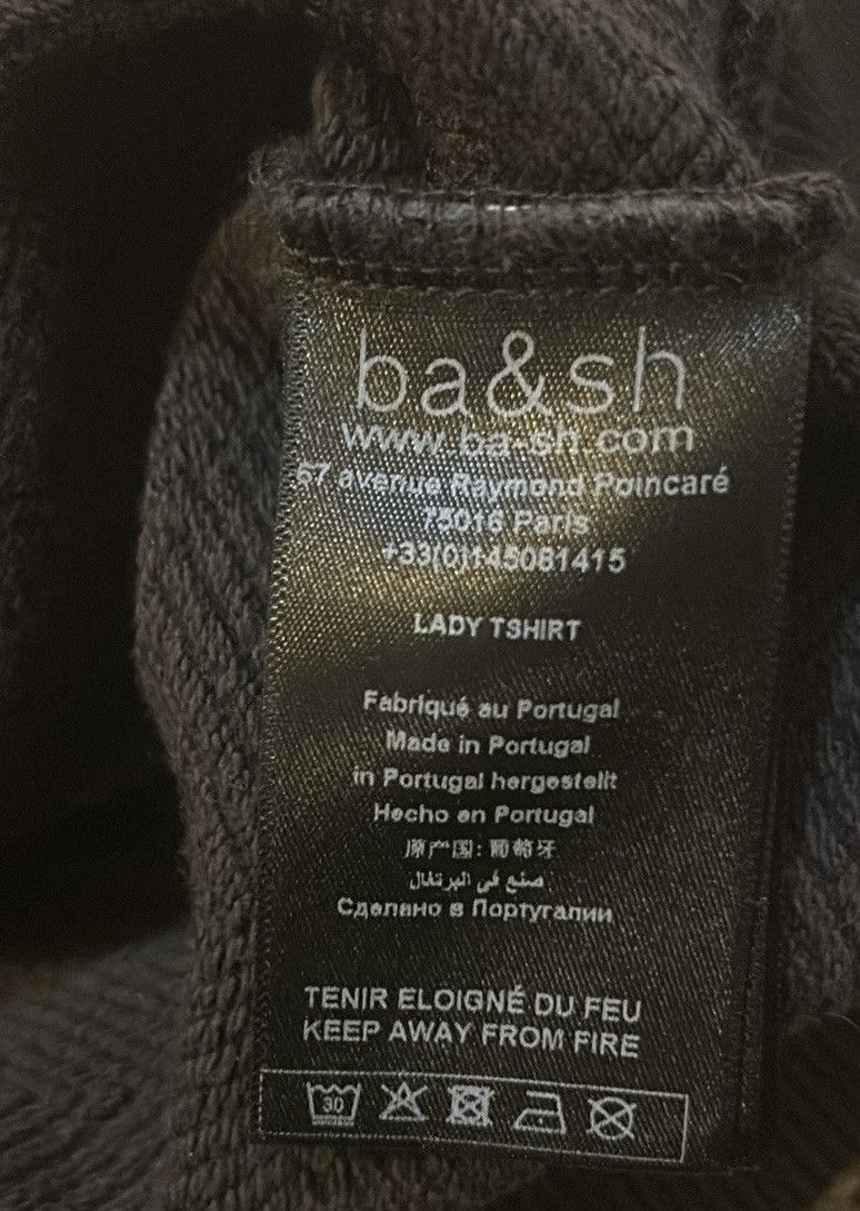 ba&sh BA&SH Thais Cropped French Cotton-terry Top Size M / US 6-8 / IT 42-44 - 7 Thumbnail