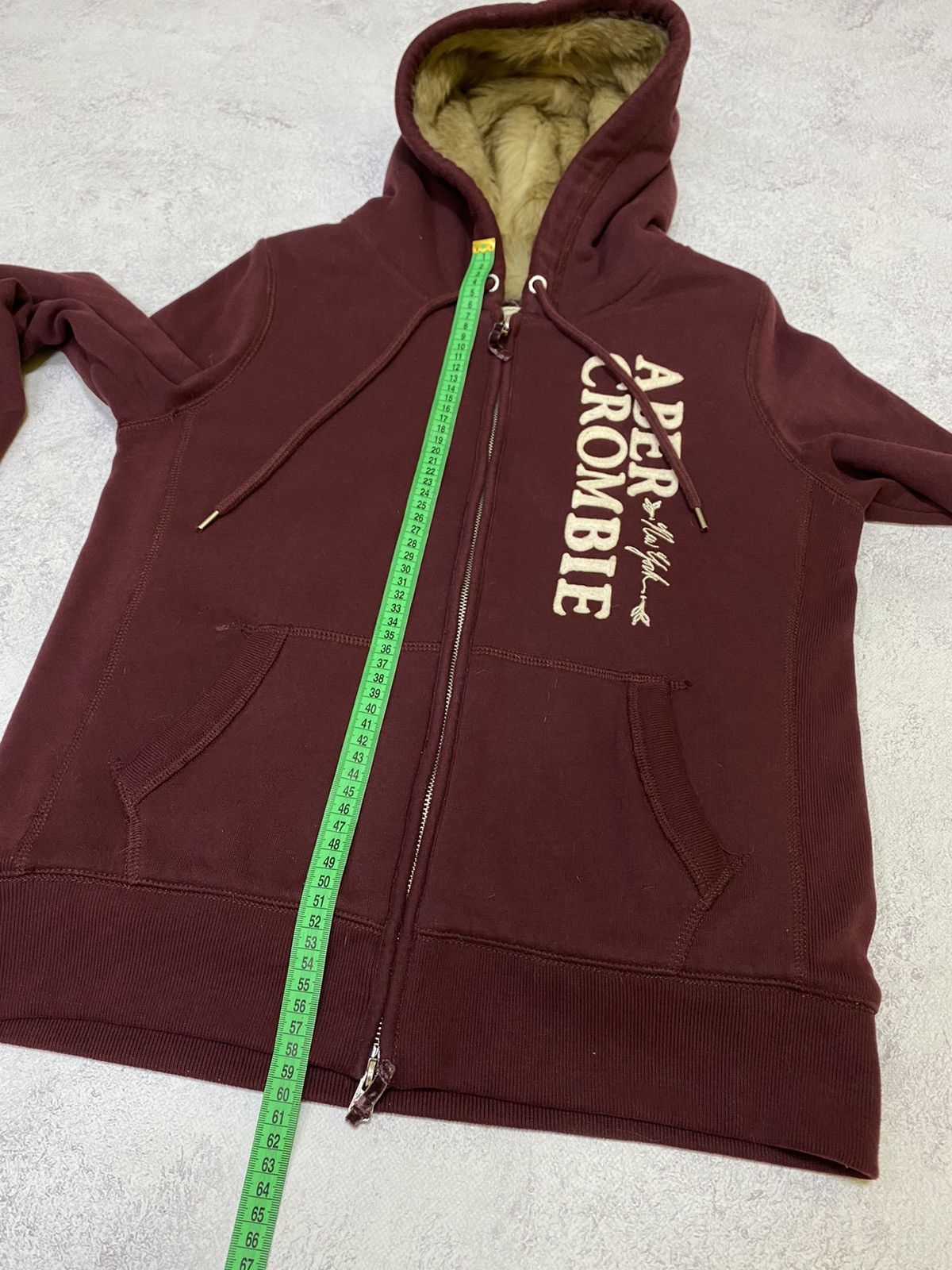 Abercrombie & Fitch Abercrombie&Fitch If Six Was Nine LGB Style Fur Zip Hoodie Size L / US 10 / IT 46 - 12 Thumbnail