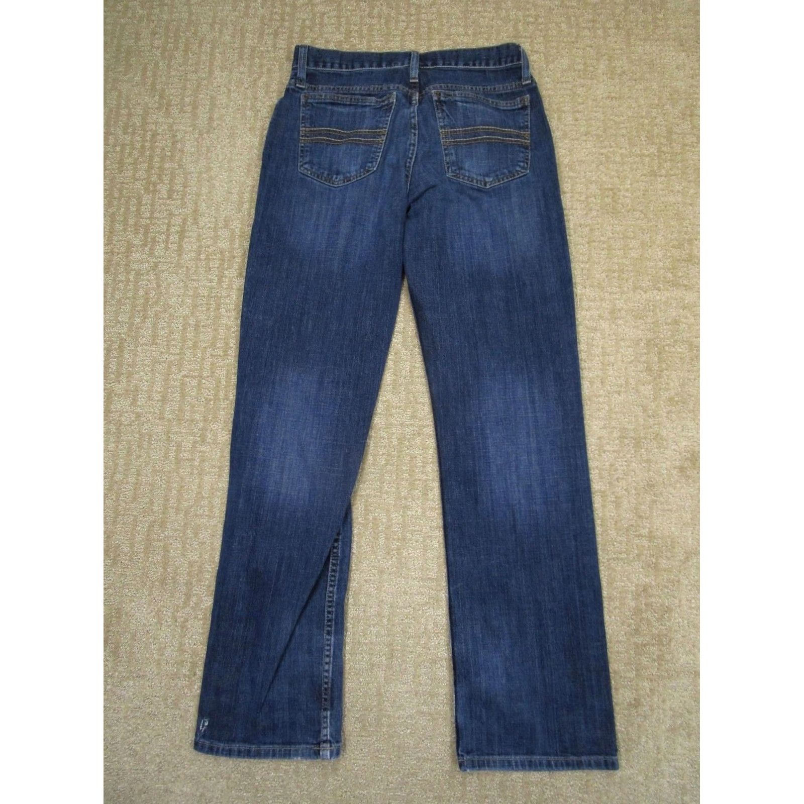 Vintage Cinch Jeans Men 29x32 Blue Slim Straight Distressed Dark Wash Logo 5-Pocket Denim Pants Size US 29 - 3 Thumbnail