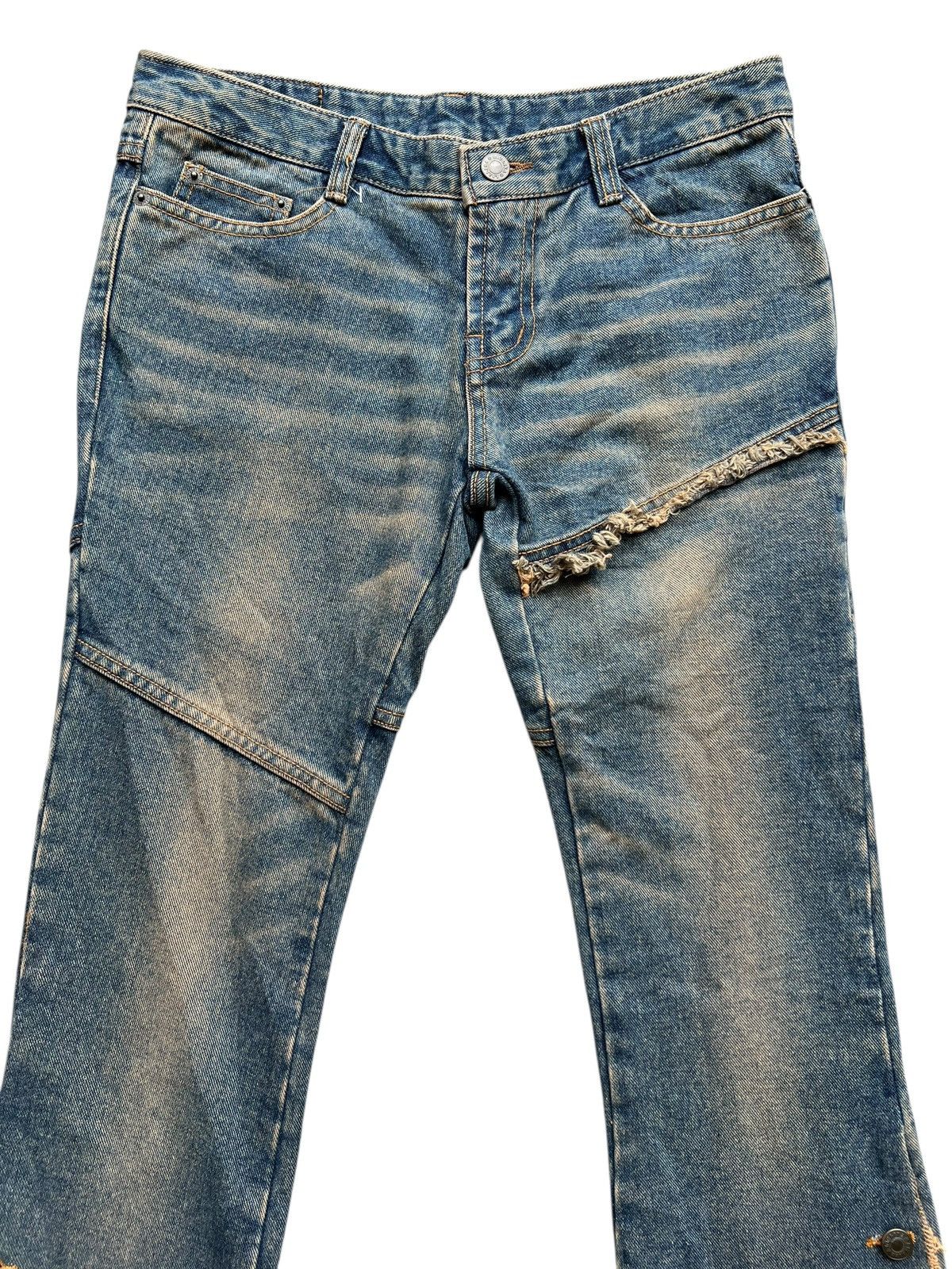 If Six Was Nine Low Rise Bootcut Flare Denim Pants 30x33 Size 30" / US 8 / IT 44 - 4 Thumbnail