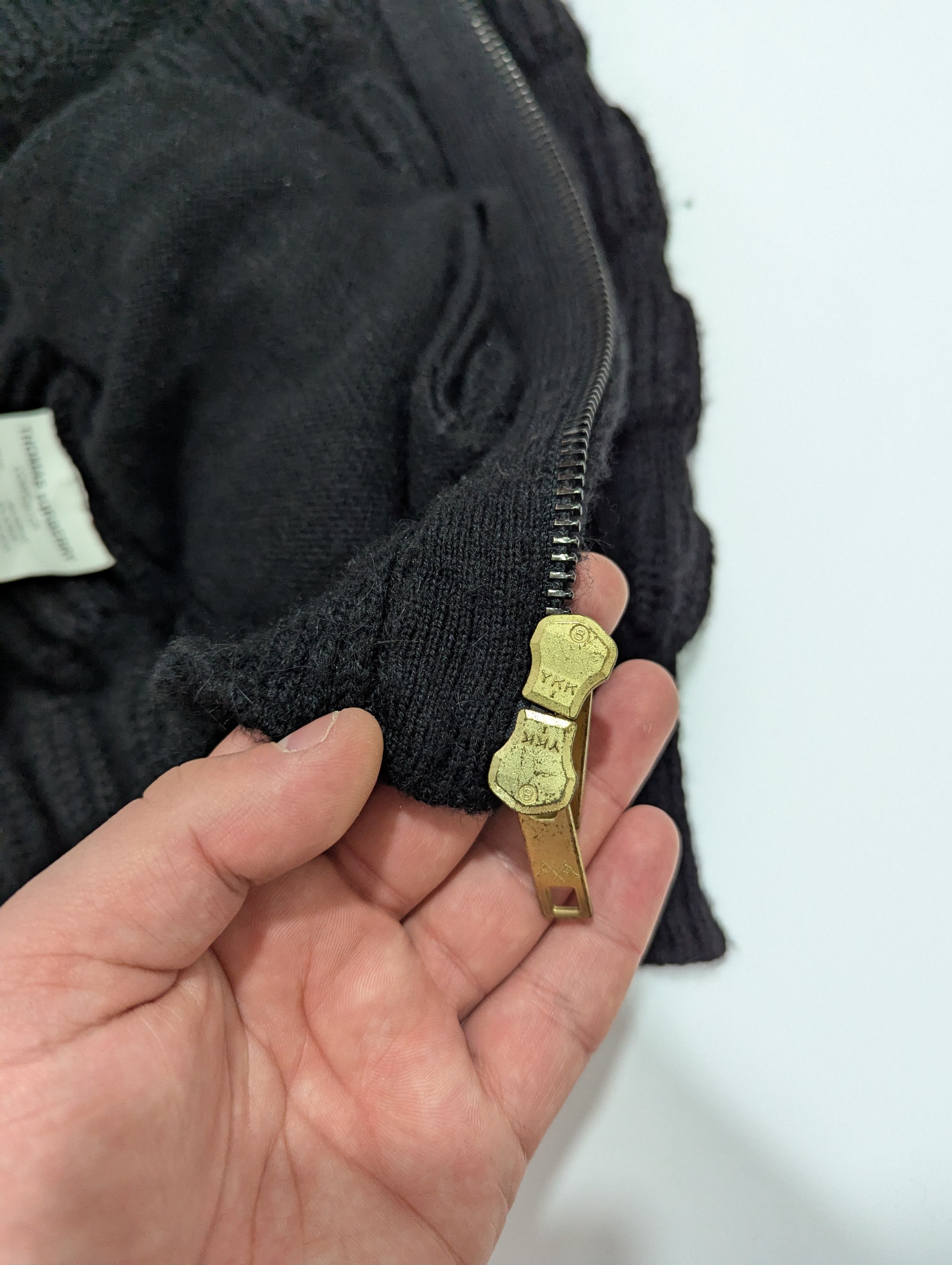 Burberry Thomas Burberry By Burberry Zip Oversized Alpaca Sweater Size S / US 4 / IT 40 - 8 Thumbnail