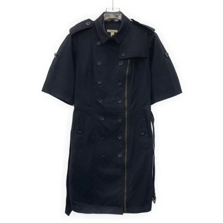 Burberry Burberry Black Cotton Trench Dress Size M / US 6-8 / IT 42-44 - 1 Thumbnail