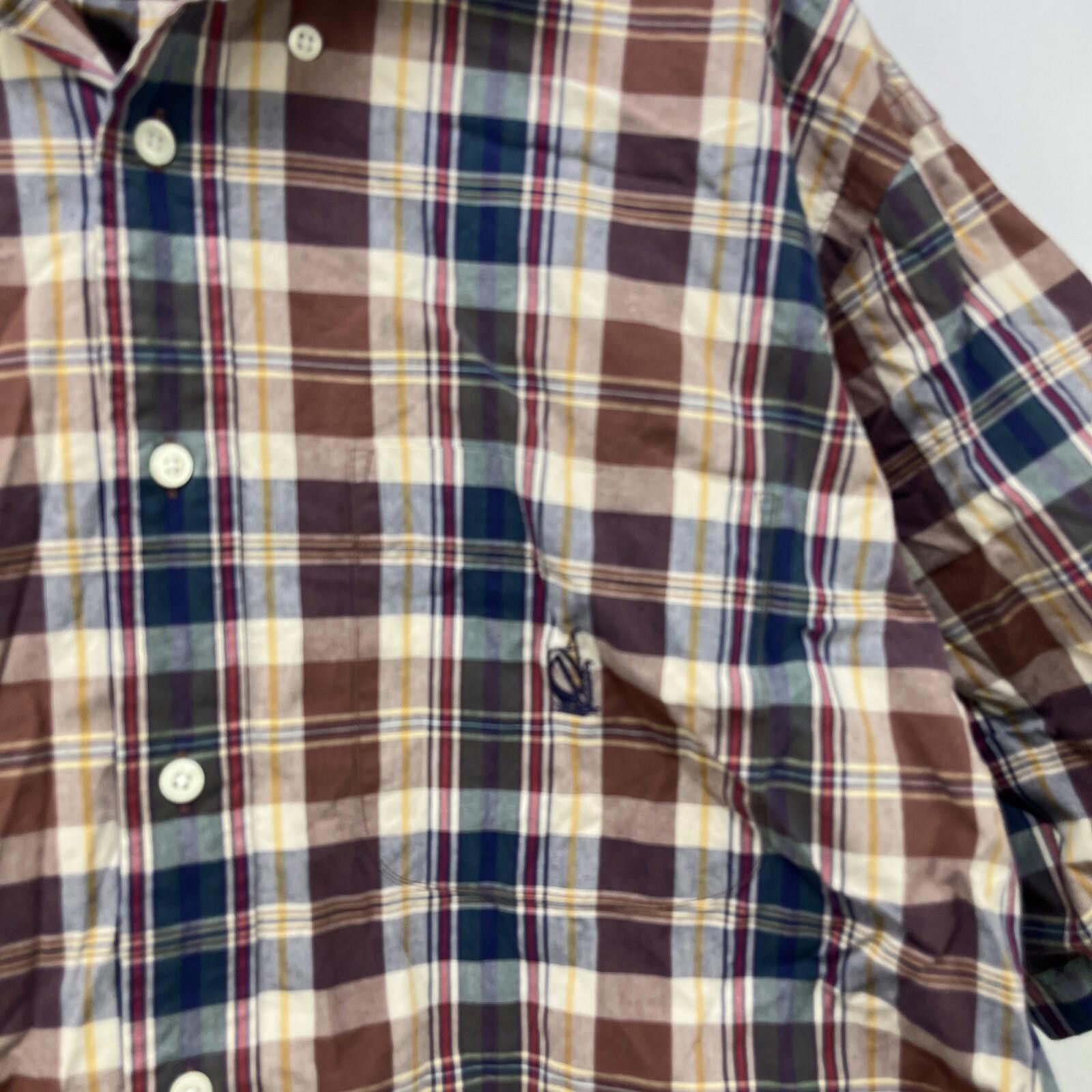Nautica Vintage 90s Nautica Button Up Shirt Sailboat Large Plaid Size US L / EU 52-54 / 3 - 3 Thumbnail
