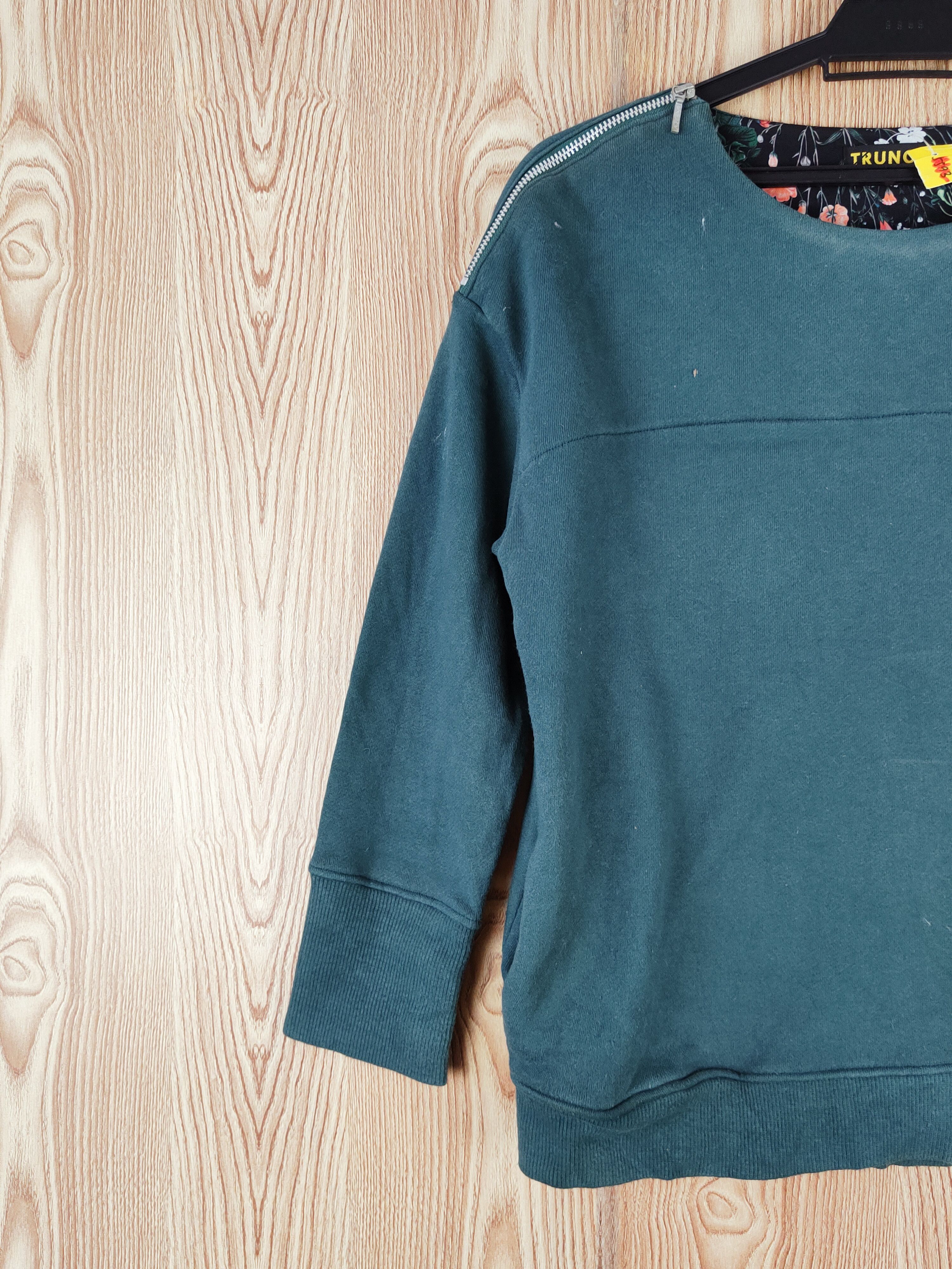 Japanese Brand × Vintage Truno-Noisemaker Green Sweatshirts #W578 Size M / US 6-8 / IT 42-44 - 3 Thumbnail