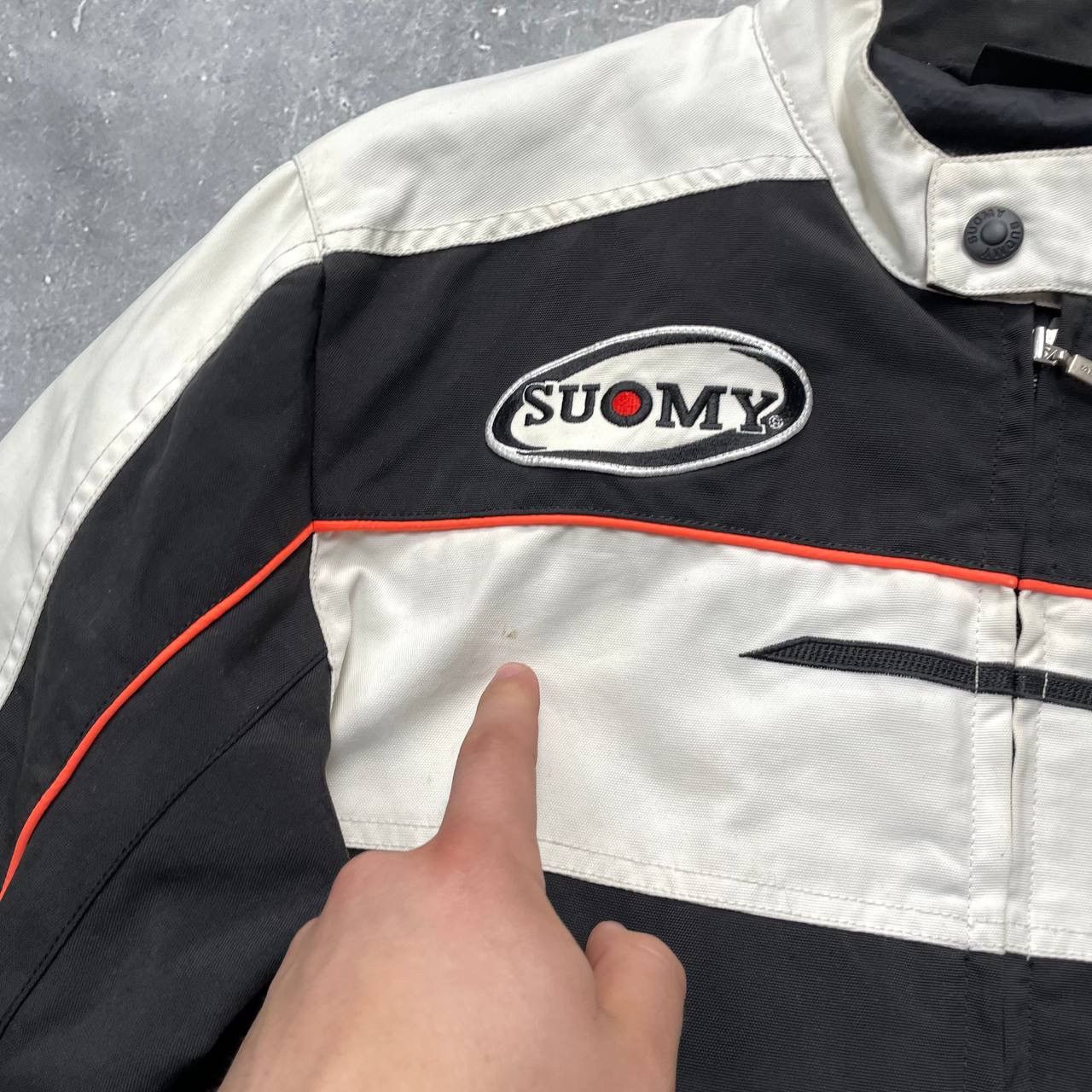 Vintage Vintage 2000s Suomy Track Assistance Team Racing Jacket Size US L / EU 52-54 / 3 - 5 Thumbnail