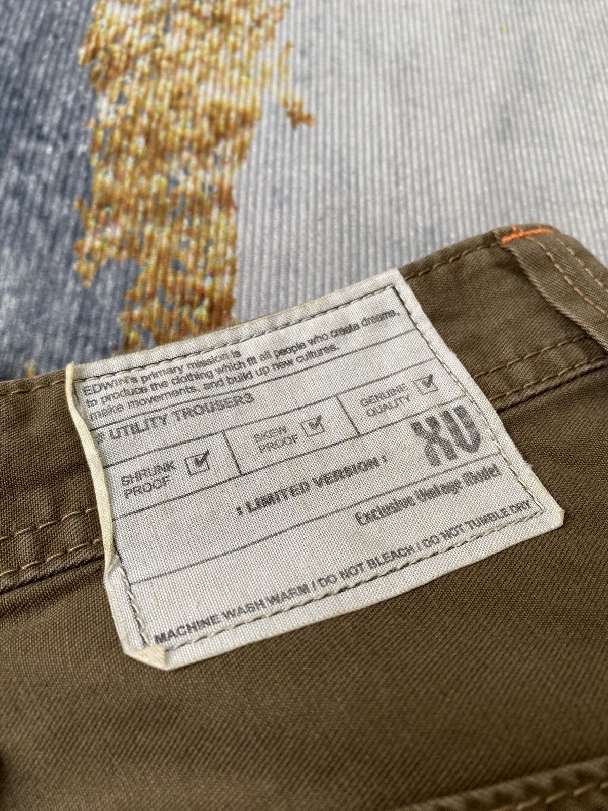 Edwin × Japanese Brand Japan Brand Edwin XV Limited Version Multipocket Flare Pant Size US 30 / EU 46 - 20 Thumbnail