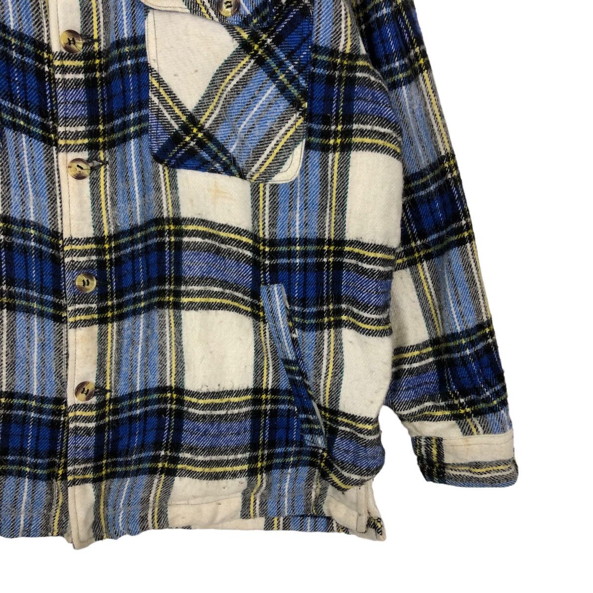 Flannel 🔥Tartan Design Check Flannel Jacket Japan Made Size US L / EU 52-54 / 3 - 5 Thumbnail