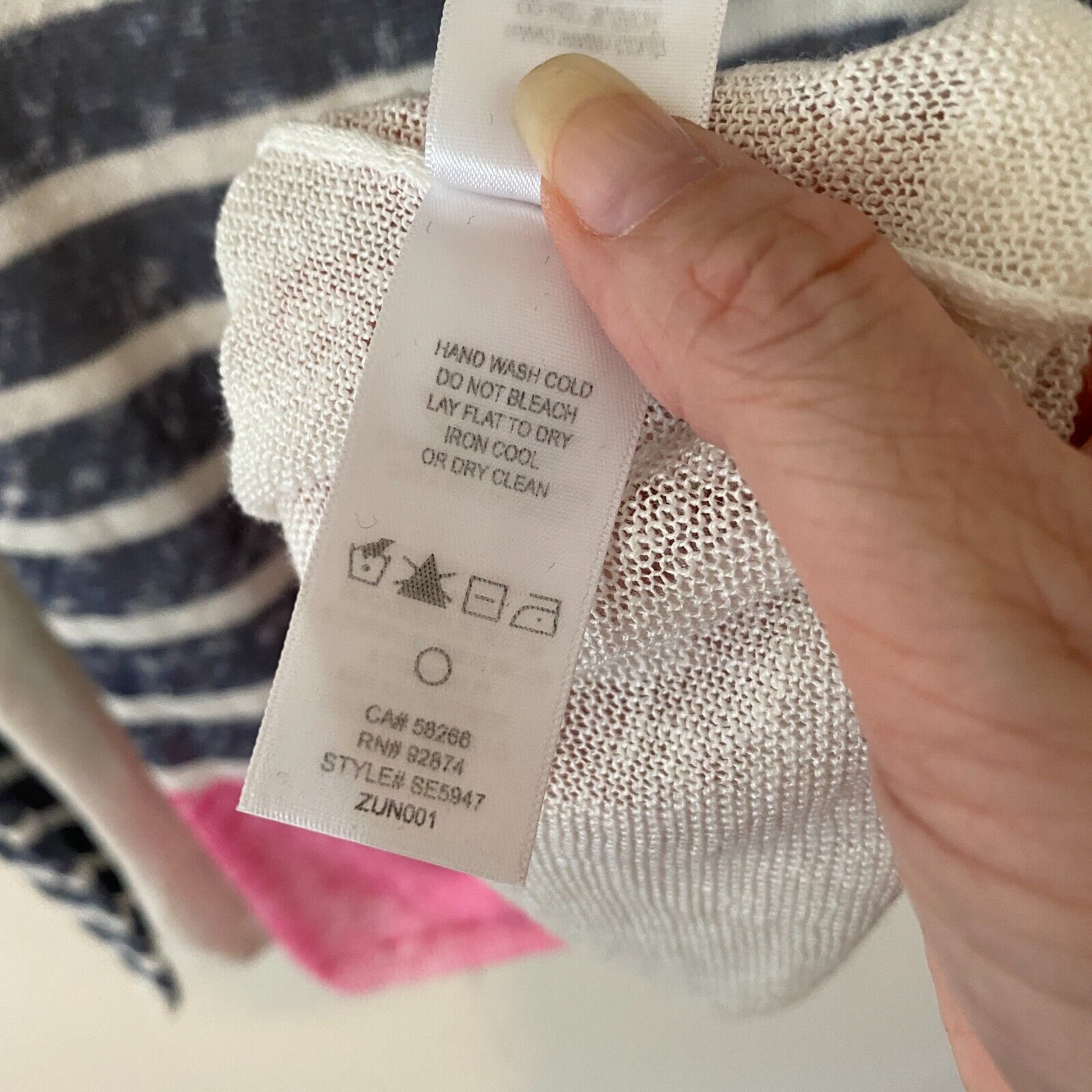Splendid Splendid Blue White Pink Stripe Boat-Neck Sweater XS Size XS / US 0-2 / IT 36-38 - 5 Thumbnail