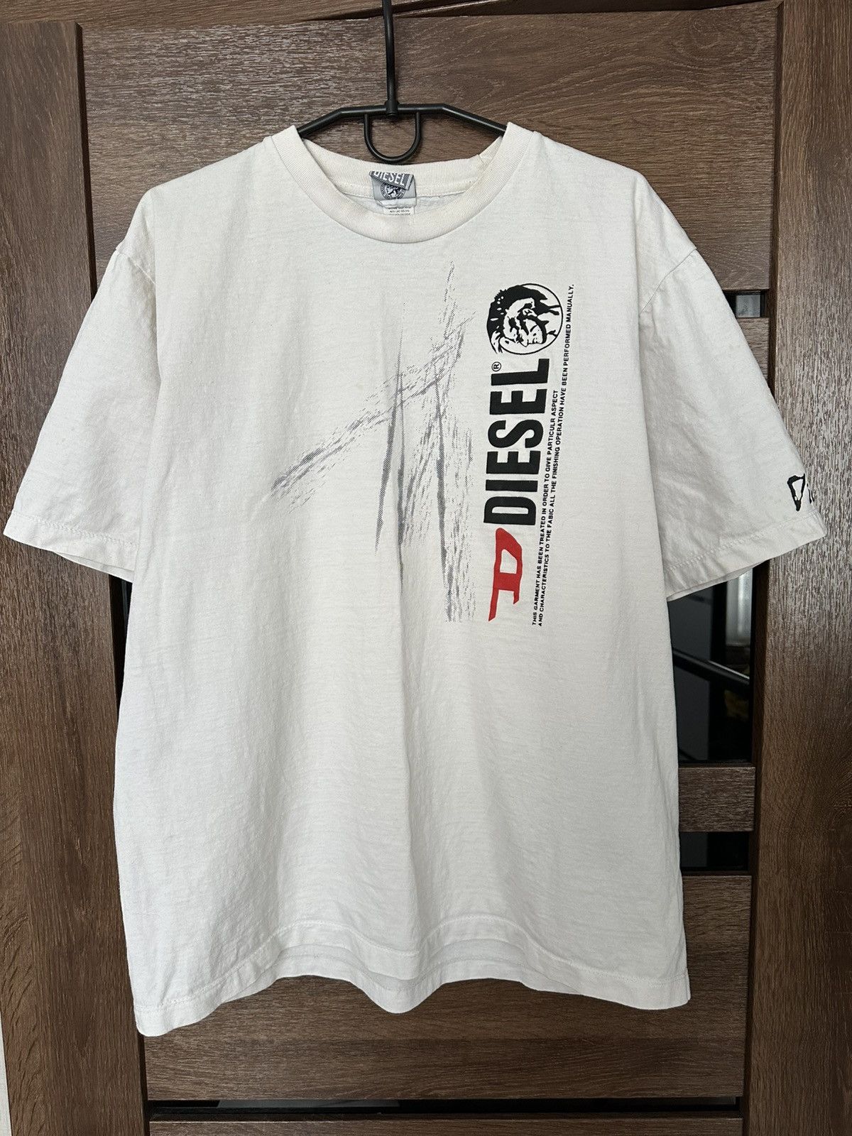 Diesel Diesel Vintage Big Logo T-Shirt 90s Size US XL / EU 56 / 4 - 2 Thumbnail