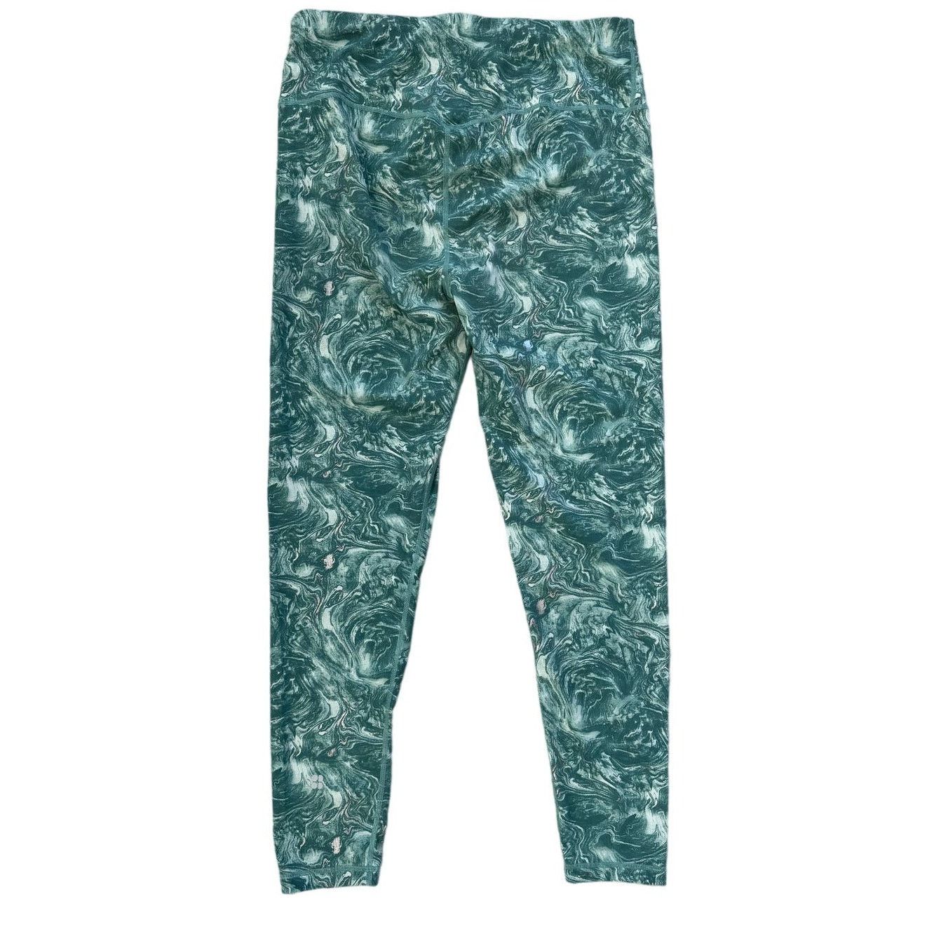 Sweaty Betty Sweaty Betty Full Length Leggings Goddess Metallic Green Size 31" - 2 Thumbnail