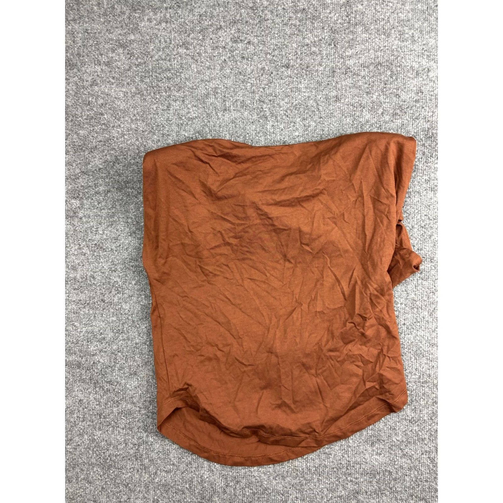 Good American Good American Tank Womens Brown Strong Shoulder Tortoise Shell Knit Jersey Crew Neck Sleeveless Size XS / US 0-2 / IT 36-38 - 8 Thumbnail