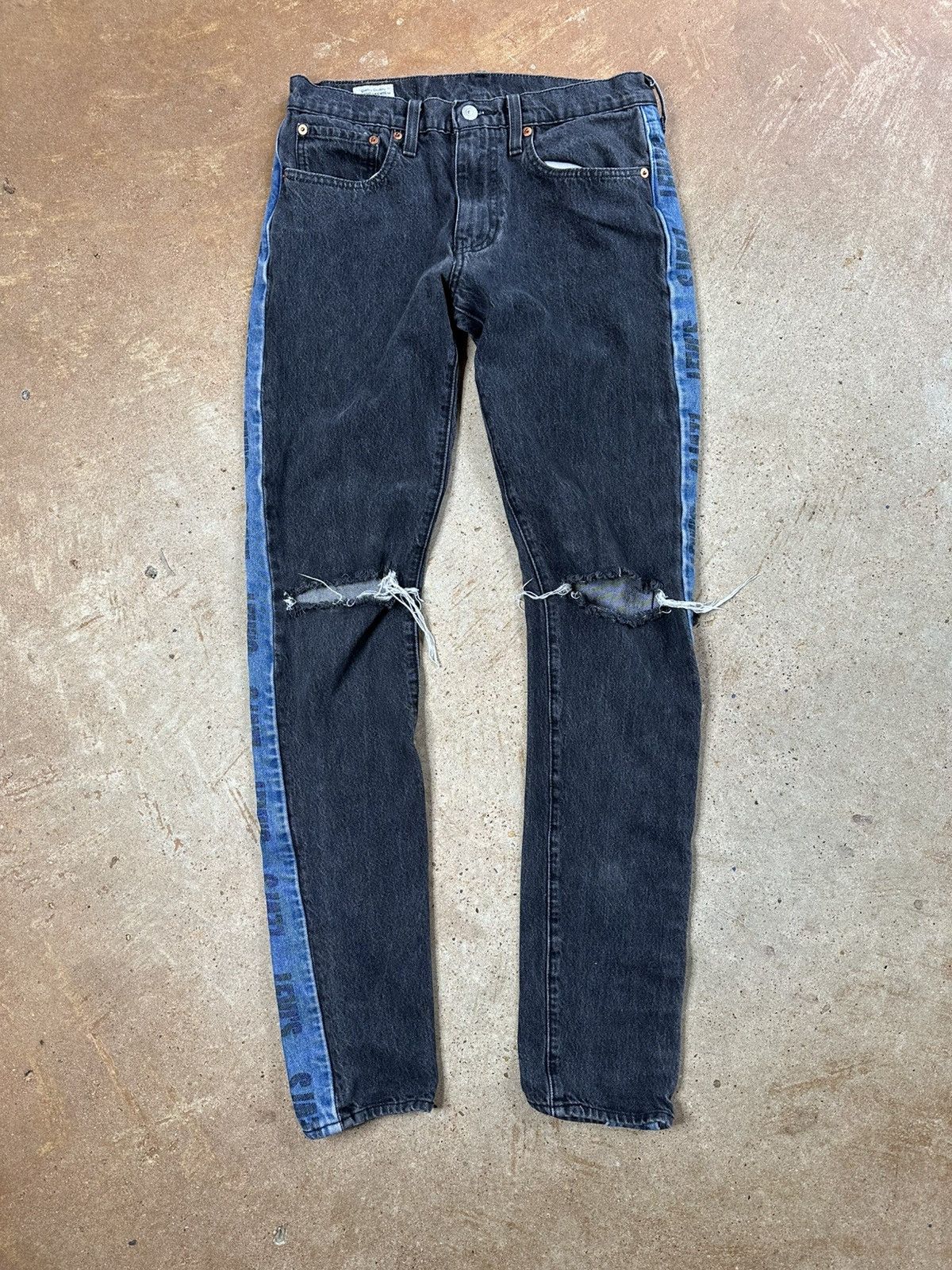 Levi's Rare Levi’s Premium Lo-Ball Skinny Stack Jeans Size US 31 - 2 Thumbnail