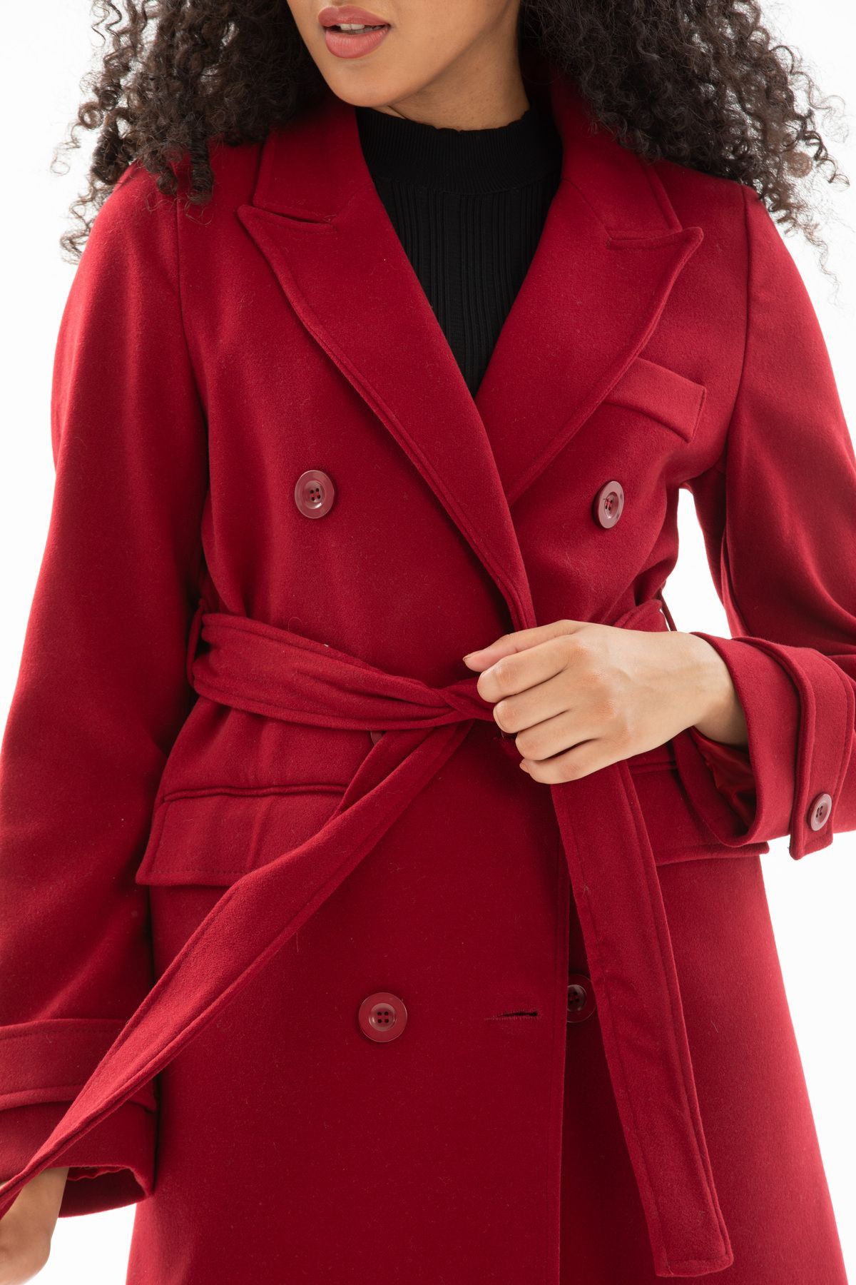 Max Mara Max Mara Double Breasted Wool Maroon Coat Size M / US 6-8 / IT 42-44 - 1 Thumbnail