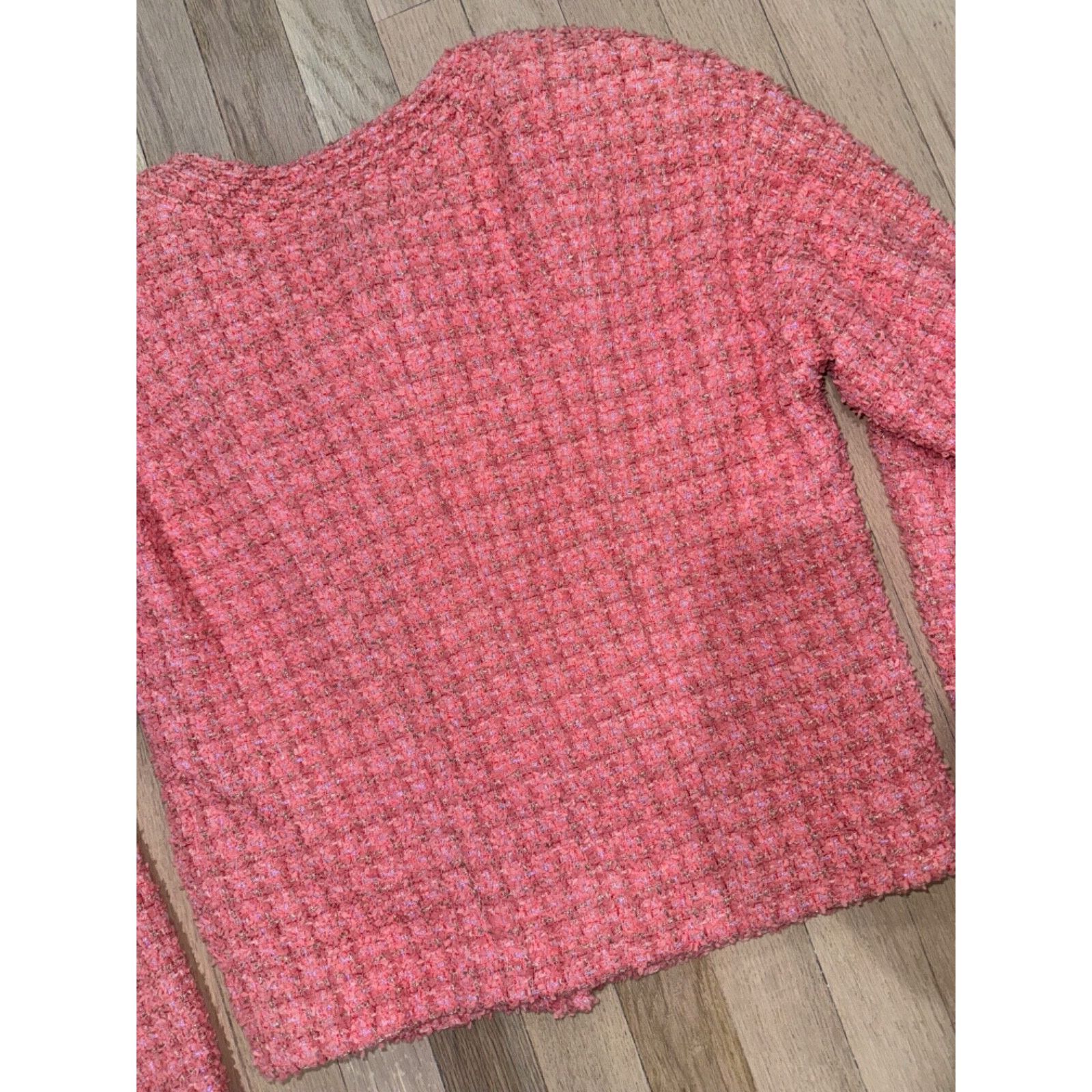Chanel Chanel Button Runway Long Sleeve Tweed Jacket 42 Size M / US 6-8 / IT 42-44 - 21 Thumbnail