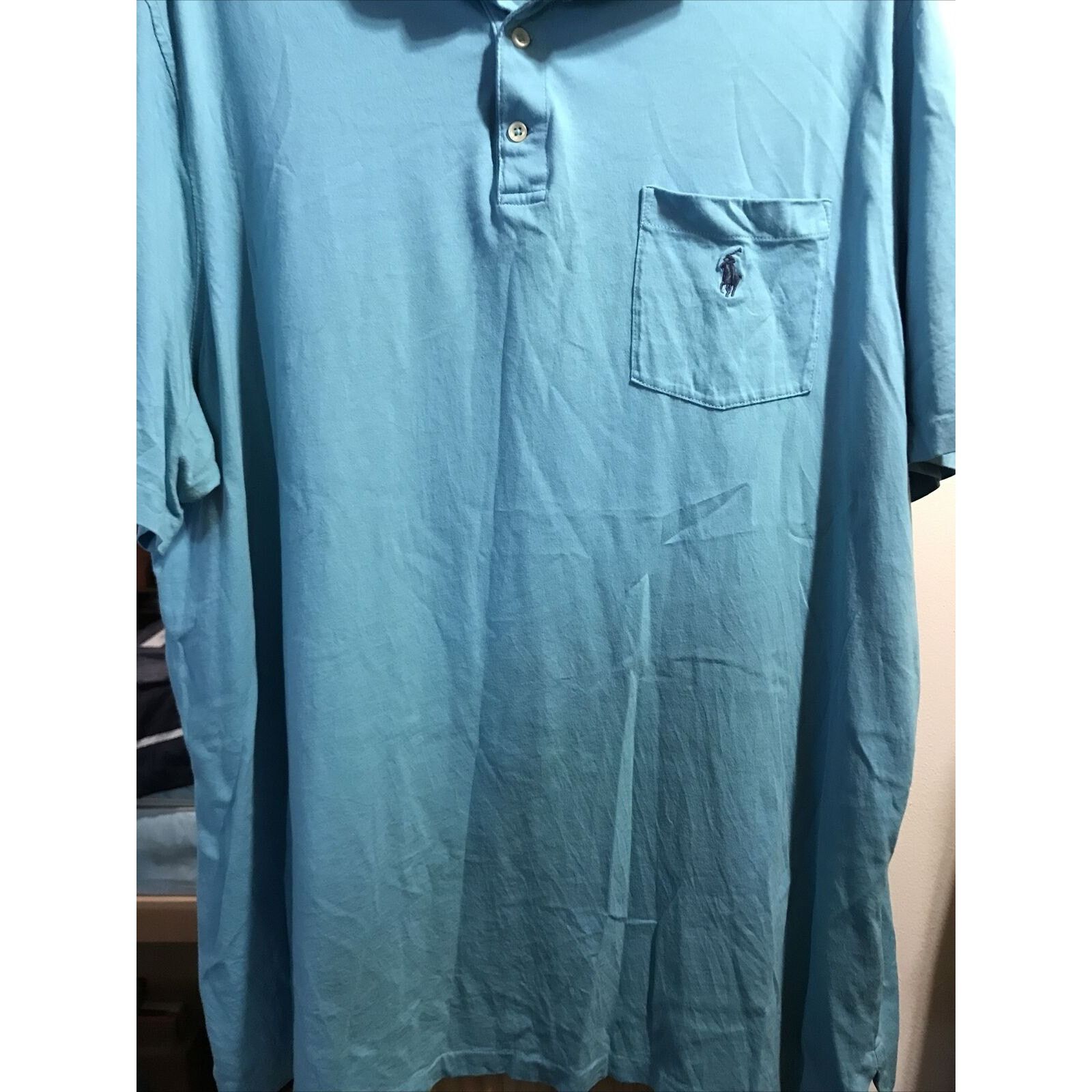 Polo Ralph Lauren Ralph Lauren Polo Men XL Blue Classic 1/4 Button Cotton Polo Size US XL / EU 56 / 4 - 9 Thumbnail