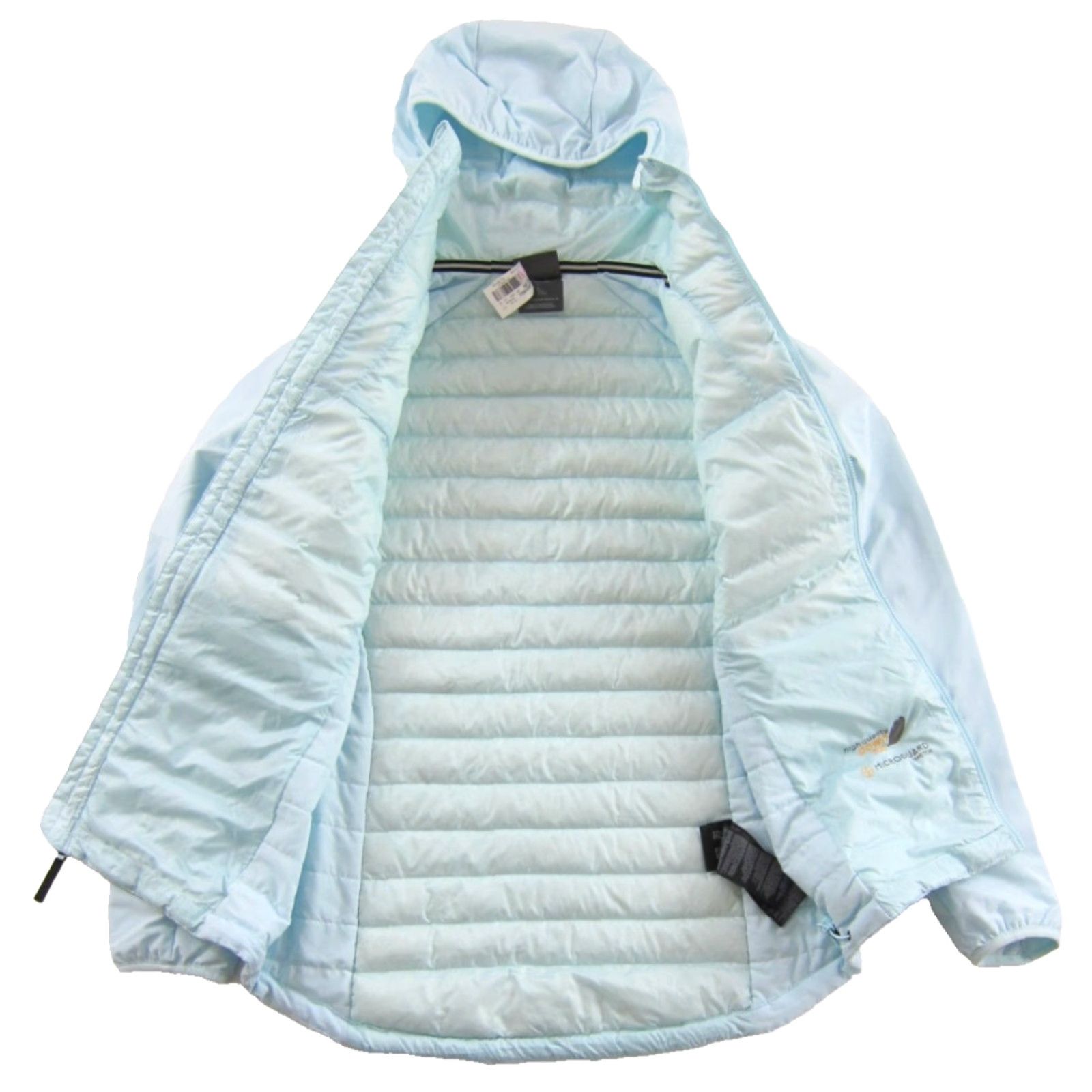 Jack Wolfskin Jack Wolfskin Light Blue Quilted Hooded Puffer Jacket Women M Down 700 Feather Blues Size M / US 6-8 / IT 42-44 - 7 Thumbnail