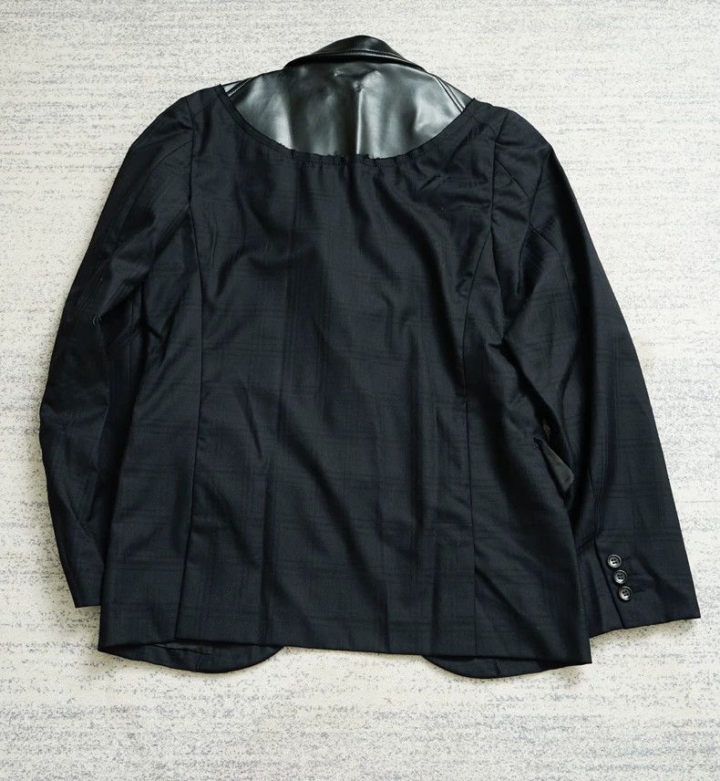 Comme des Garcons Comme des Garcons Armor season leather collar splicing sui Size US S / EU 44-46 / 1 - 5 Thumbnail