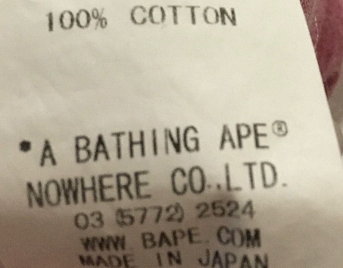 Bape Bape logo long sleeve button up shirt Size S / US 4 / IT 40 - 5 Thumbnail
